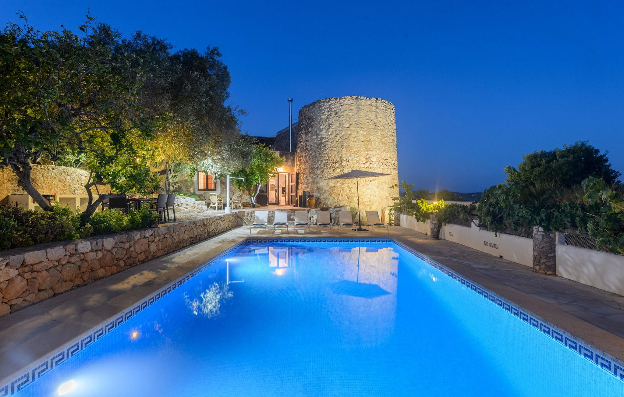 Vakantiehuis met privé zwembad in VILLA TORRE BES-  Sant Antoni de Portmany (Spanje) voor 8 personen