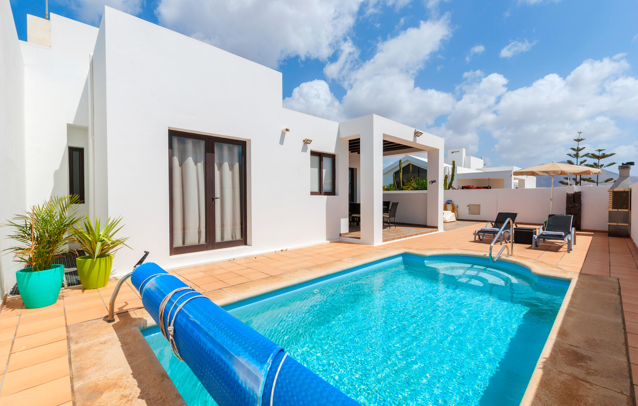 Vakantiehuis met privé zwembad in Playa Blanca (Spanje) voor 4 personen