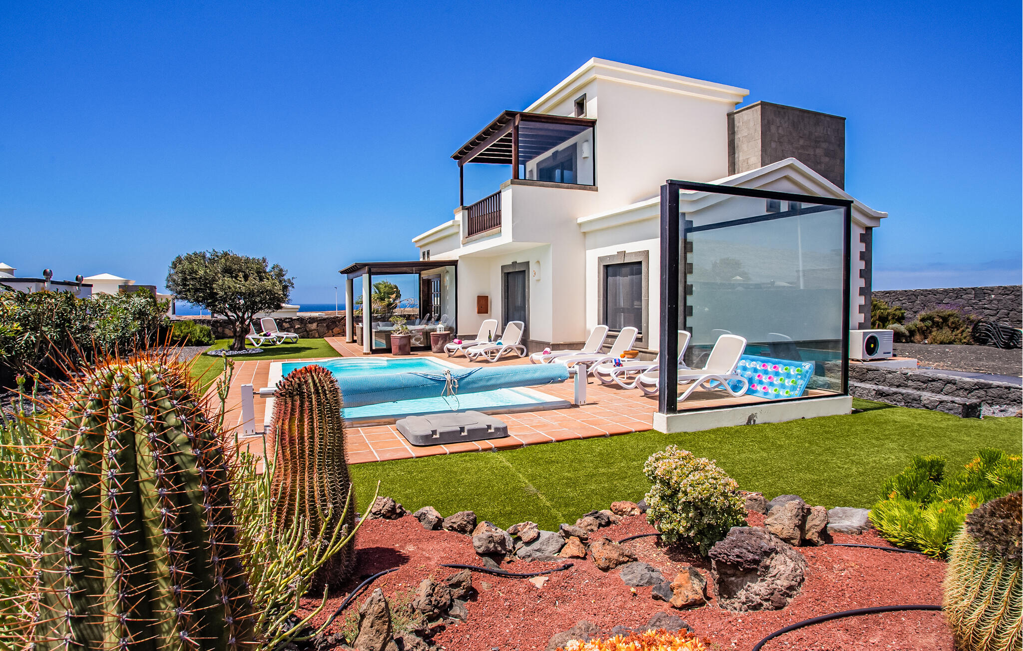 Vakantiehuis met privé zwembad in Playa Blanca (Spanje) voor 8 personen