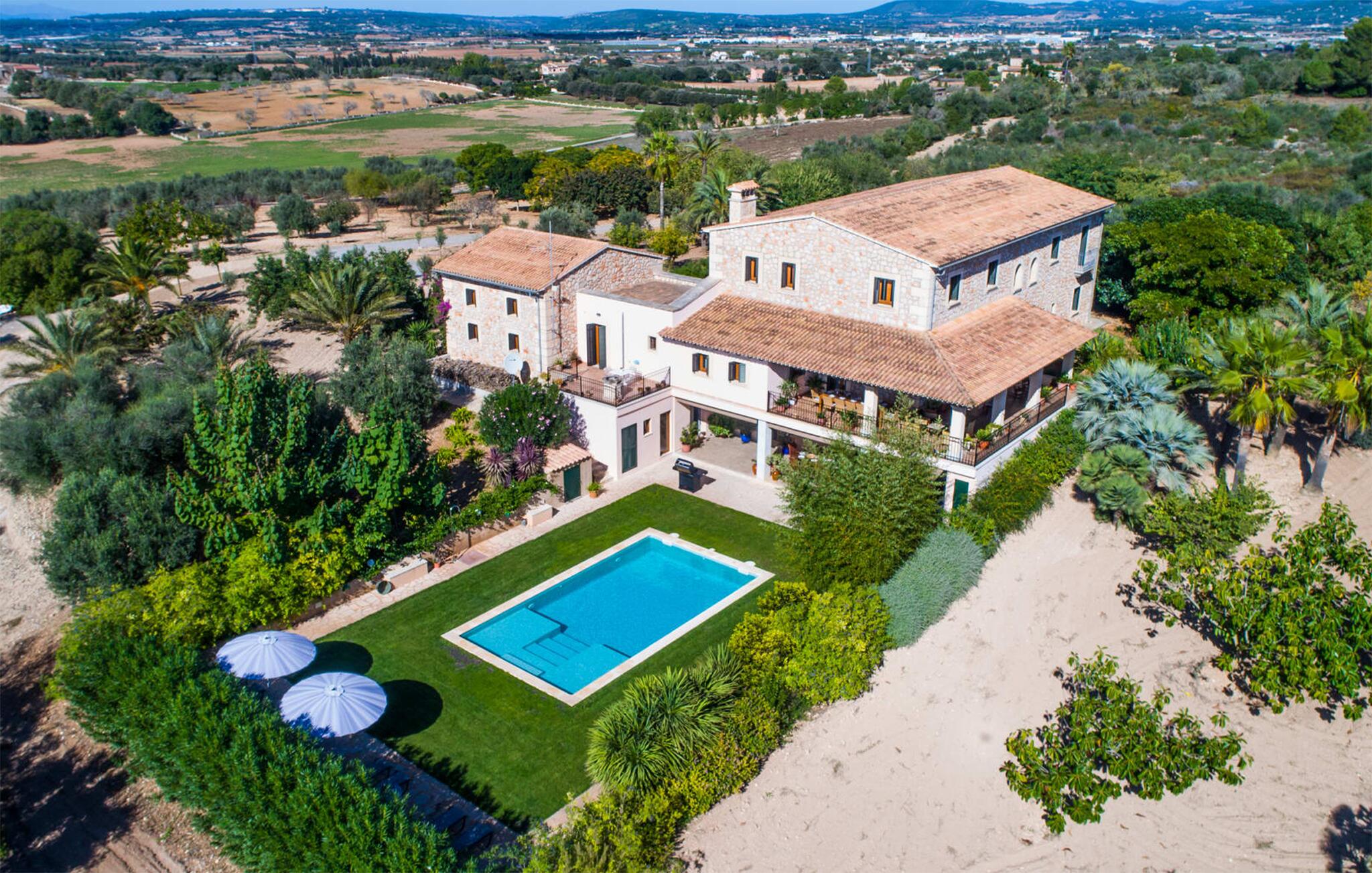 Vakantiehuis met privé zwembad in Manacor (Spanje) voor 12 personen