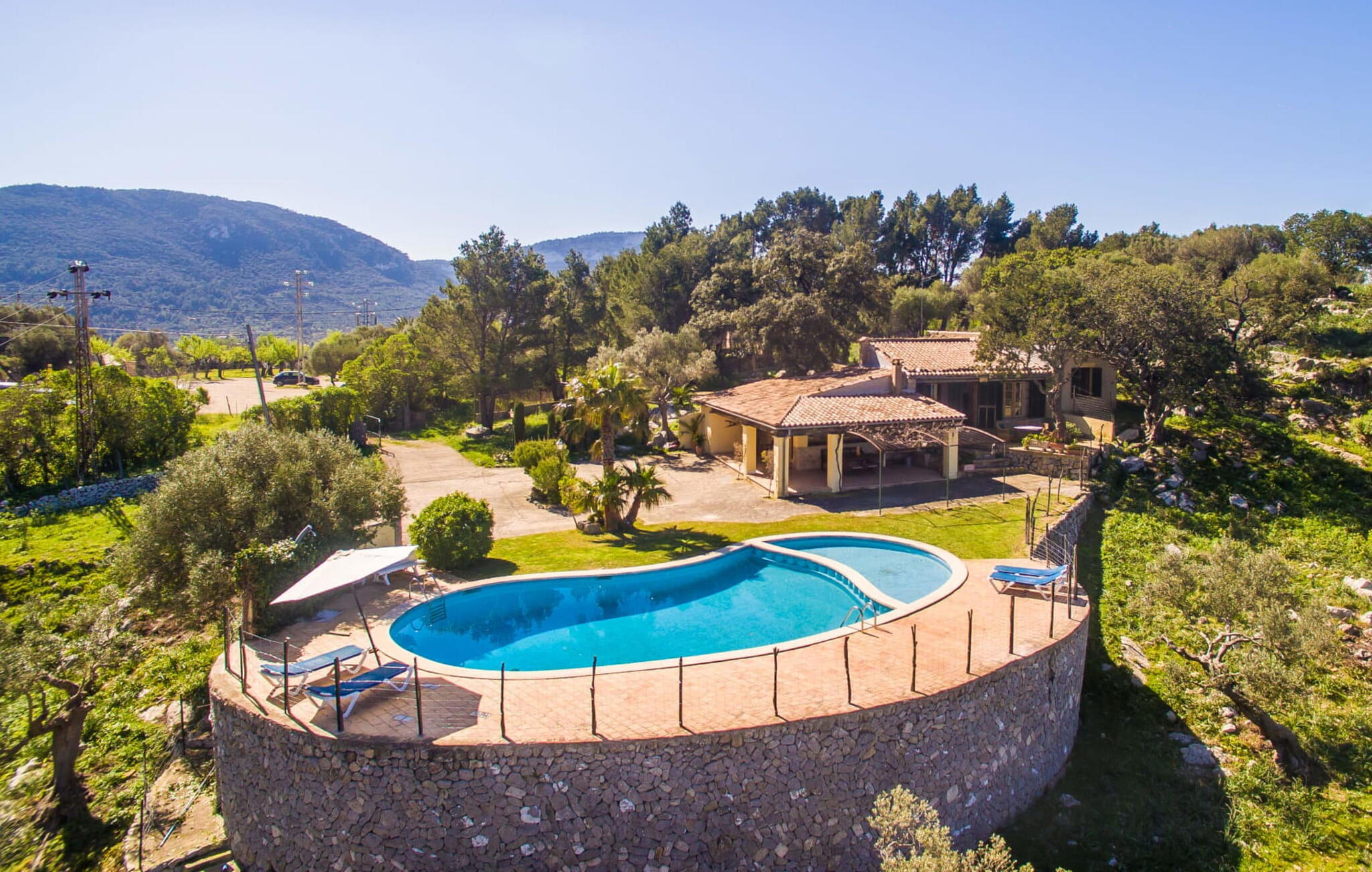 Vakantiehuis met privé zwembad in Cancos-  Valldemossa (Spanje) voor 4 personen
