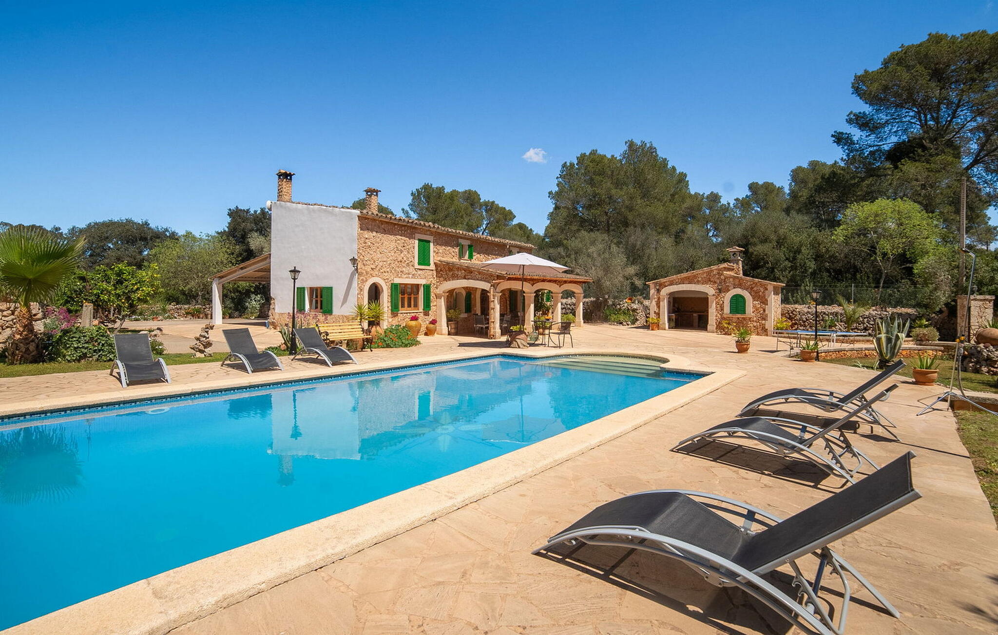 Vakantiehuis met privé zwembad in Es Campets-  Sencelles (Spanje) voor 6 personen