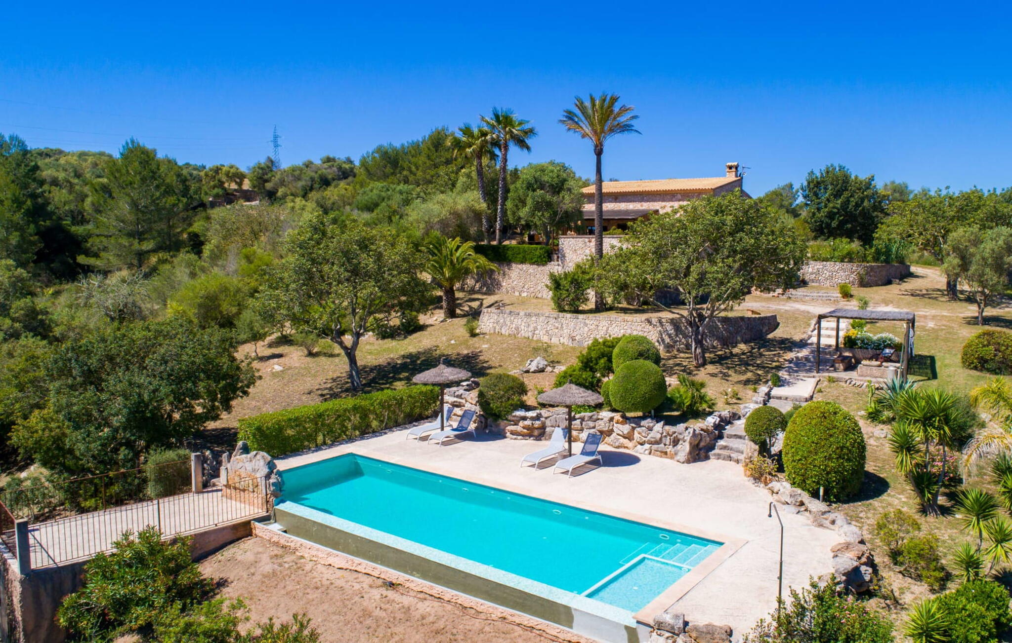 Vakantiehuis met privé zwembad in Son Sellart-  Manacor (Spanje) voor 4 personen