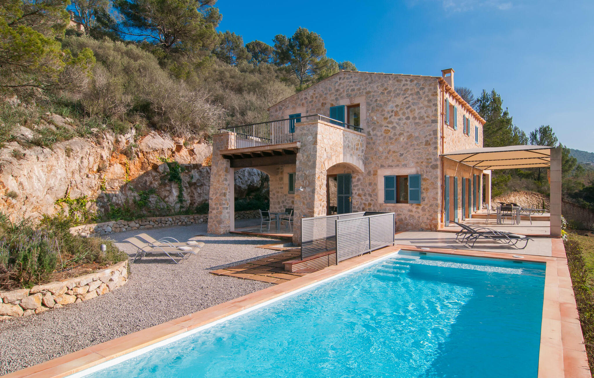 Vakantiehuis met privé zwembad in Lejania-  Manacor (Spanje) voor 6 personen