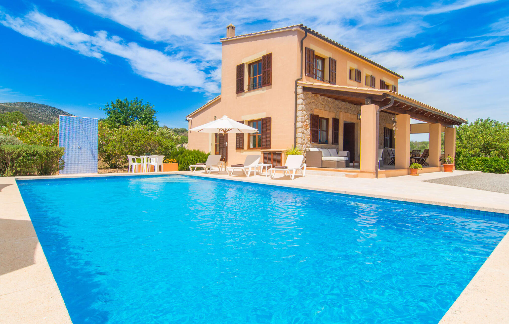 Vakantiehuis met privé zwembad in Tenja-  Sant Llorenc (Spanje) voor 7 personen