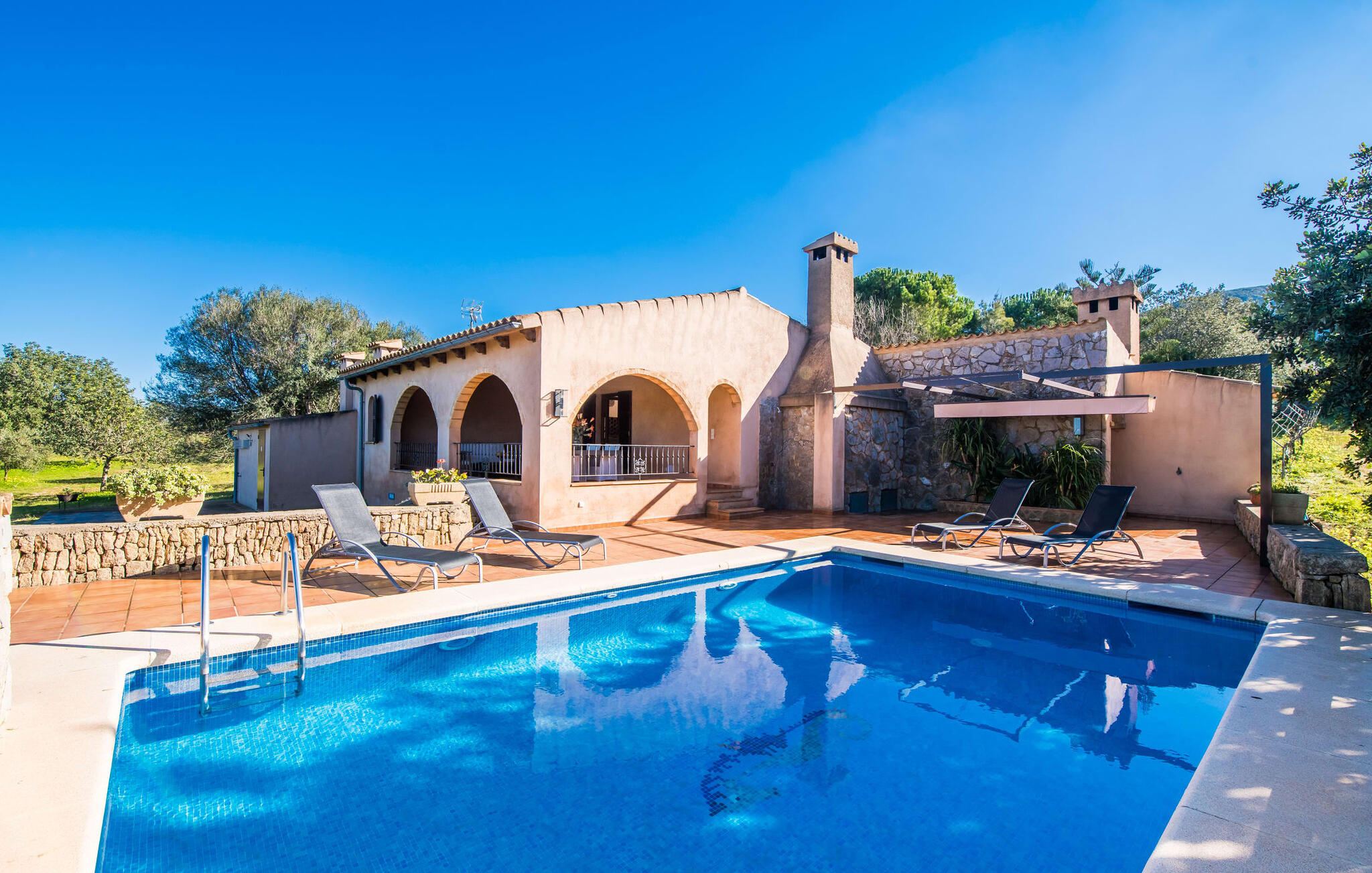Vakantiehuis met privé zwembad in Cavall de Mar-  Sant Llorenc (Spanje) voor 4 personen
