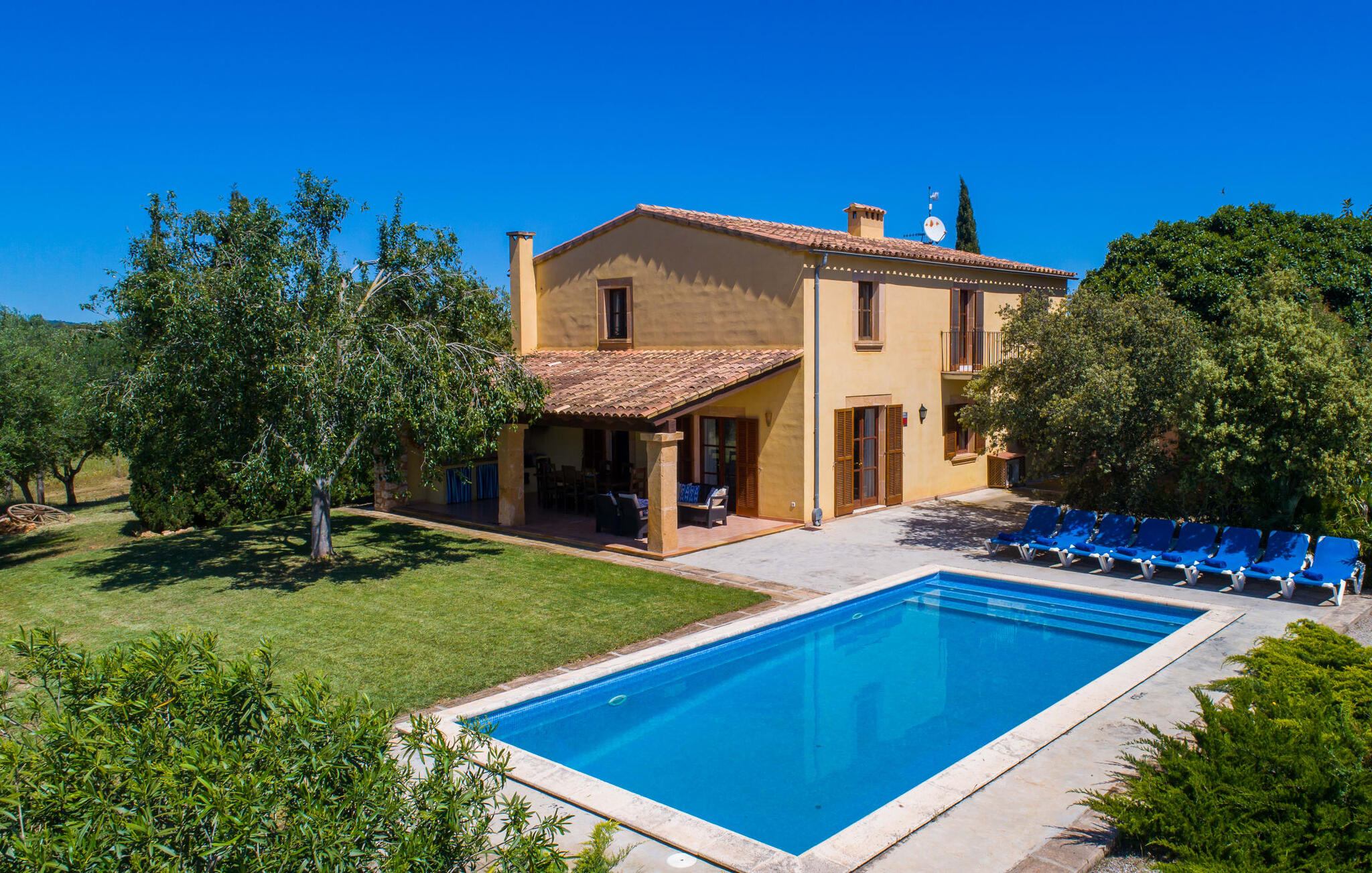 Vakantiehuis met privé zwembad in Can Bernat-  Cala Mendia (Spanje) voor 7 personen