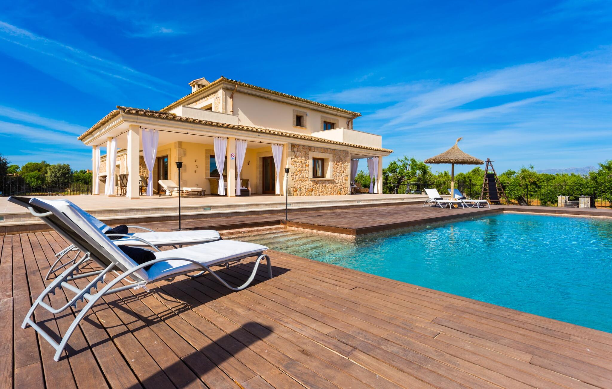 Vakantiehuis met privé zwembad in Can Magnus-  Alcudia (Spanje) voor 10 personen