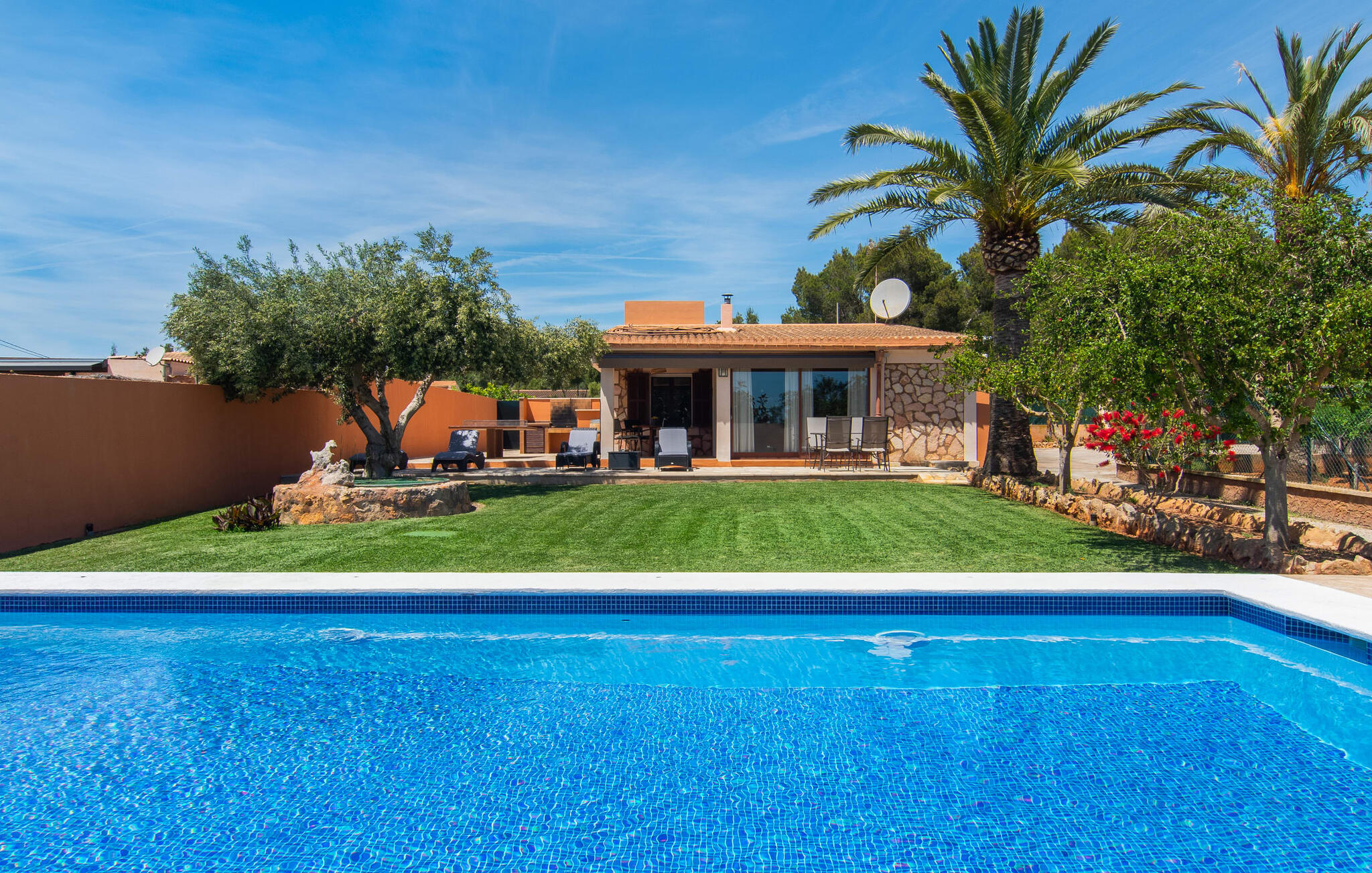 Vakantiehuis met privé zwembad in Capricho-  Portocolom (Spanje) voor 6 personen