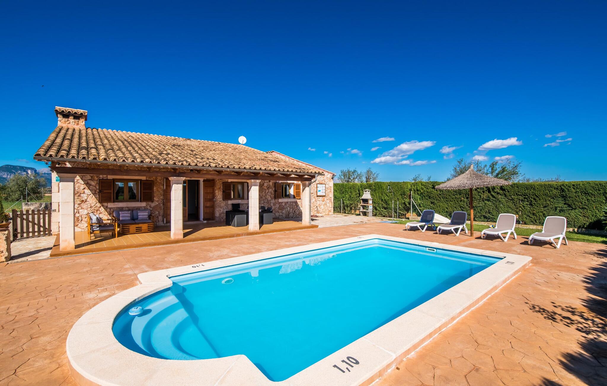 Vakantiehuis met privé zwembad in Can Grau Petit-  Sencelles (Spanje) voor 4 personen