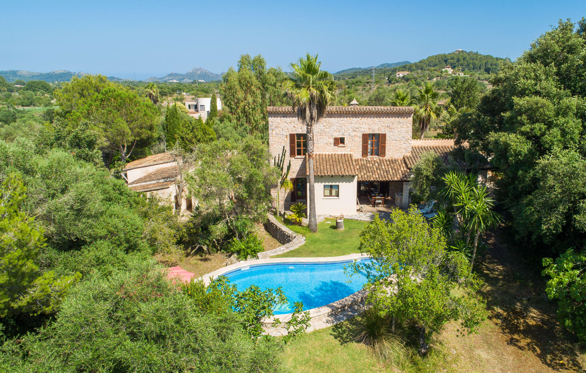 Vakantiehuis met privé zwembad in Ses Paises-  Arta (Spanje) voor 4 personen