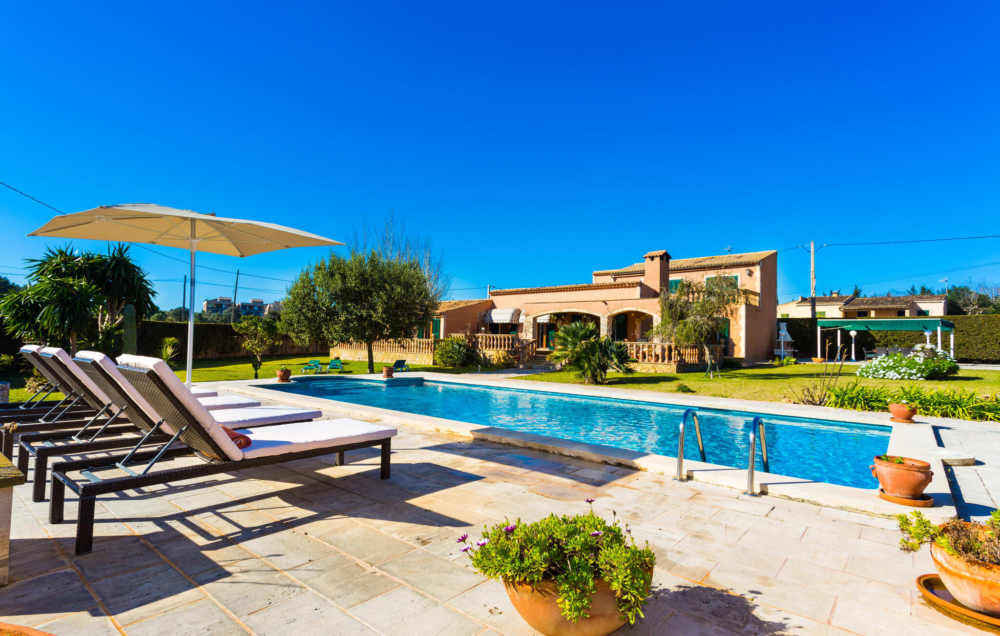 Vakantiehuis met privé zwembad in Es Fasser-  Port Verd (Spanje) voor 10 personen