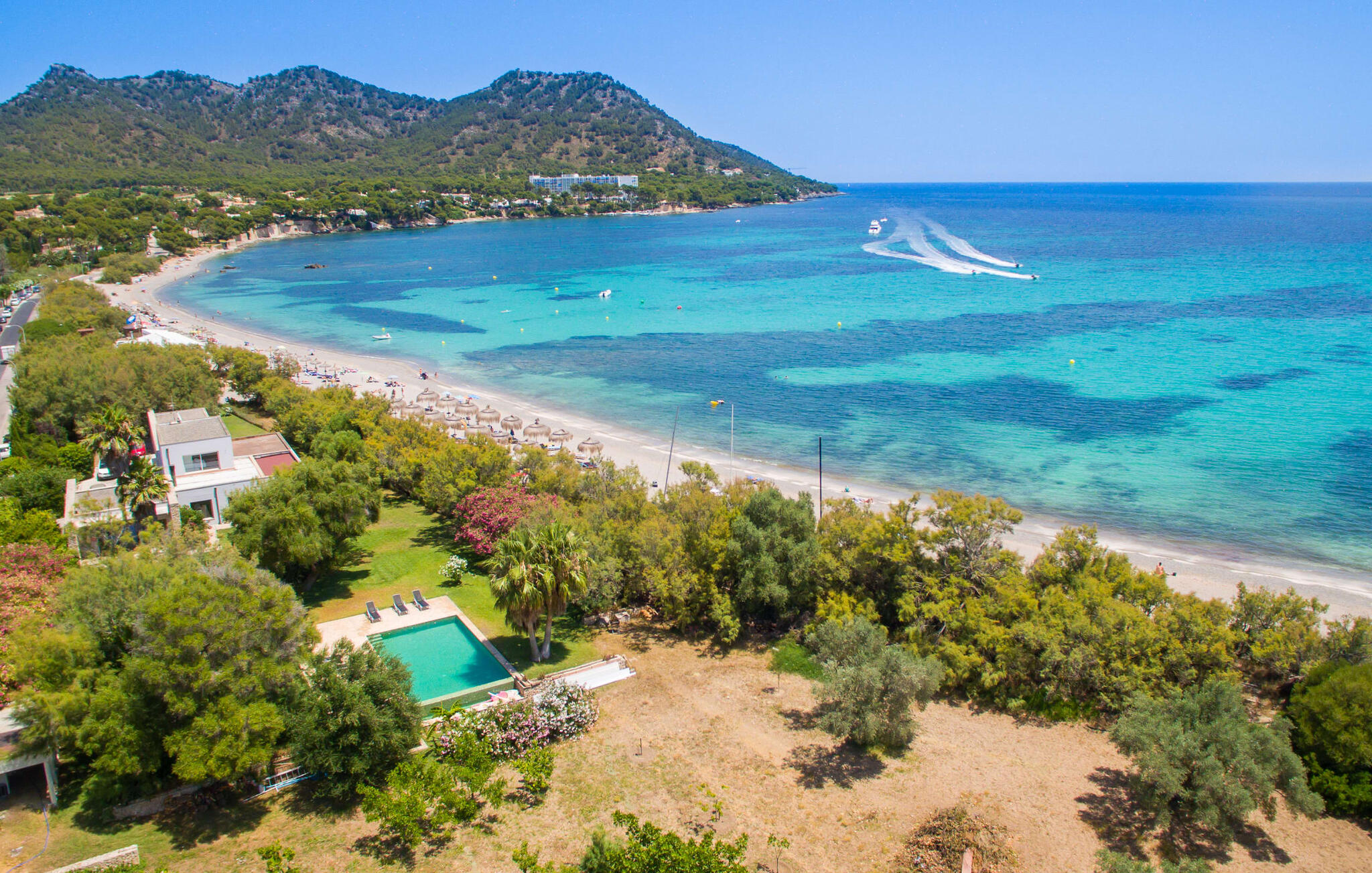 Vakantiehuis met privé zwembad in Los Pinos-  Port Verd (Spanje) voor 10 personen