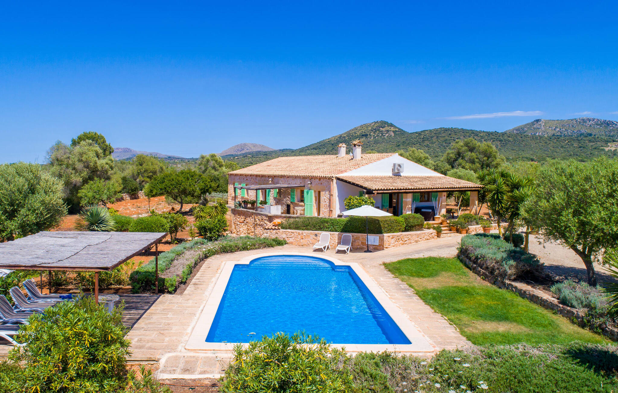 Vakantiehuis met privé zwembad in Yolanda-  Manacor (Spanje) voor 6 personen