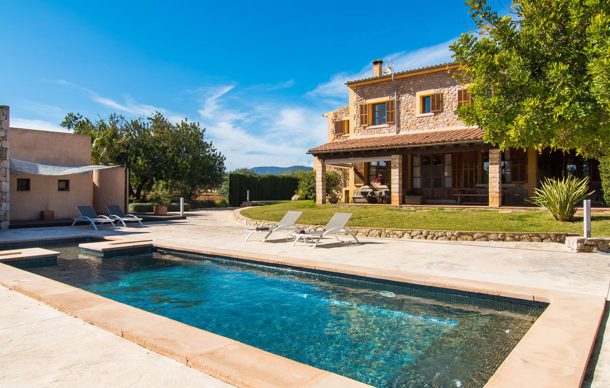 Vakantiehuis met privé zwembad in Es Triquet-  Binissalem (Spanje) voor 8 personen