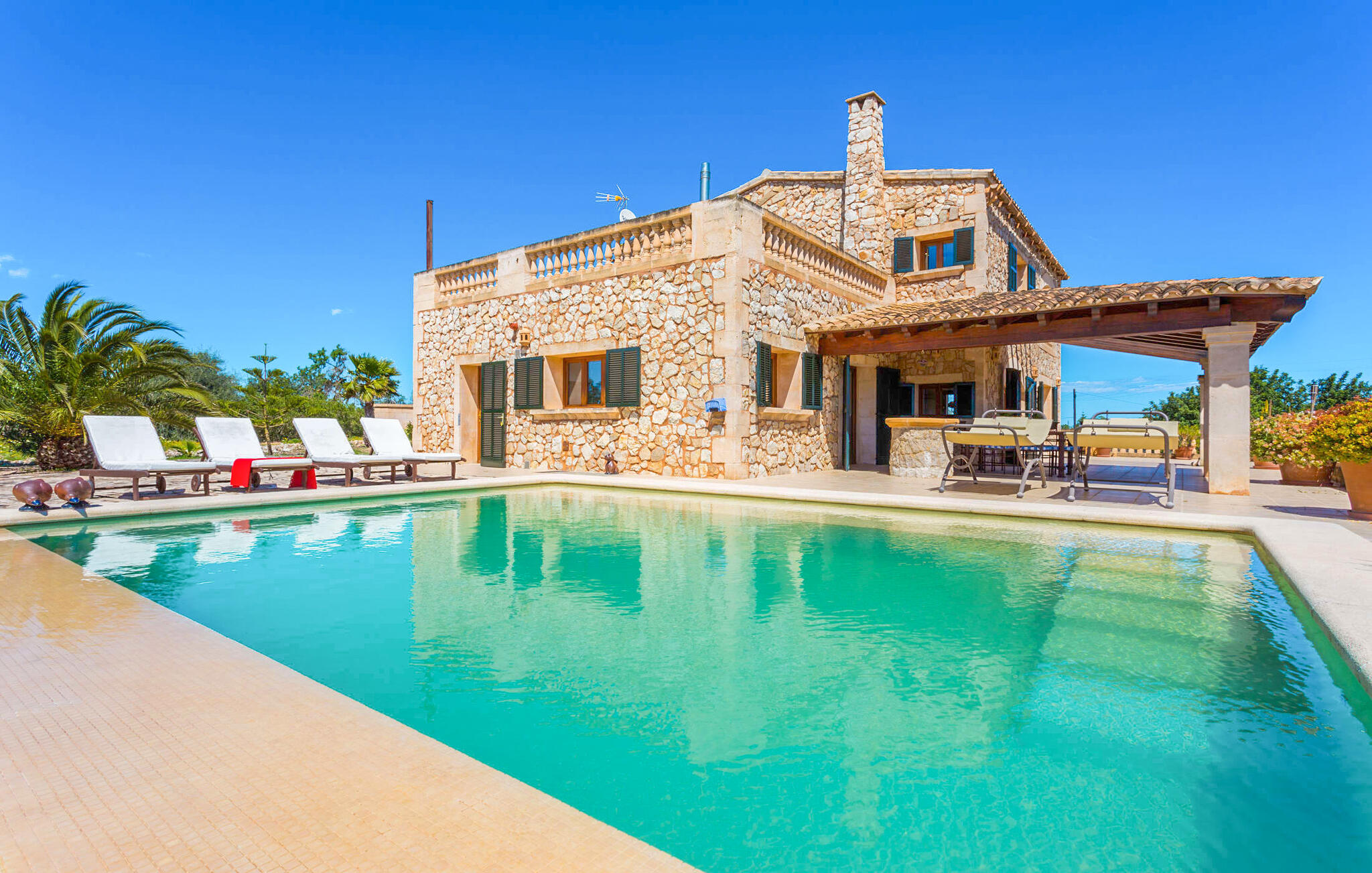 Vakantiehuis met privé zwembad in Son Ropit-  Porto Cristo (Spanje) voor 6 personen
