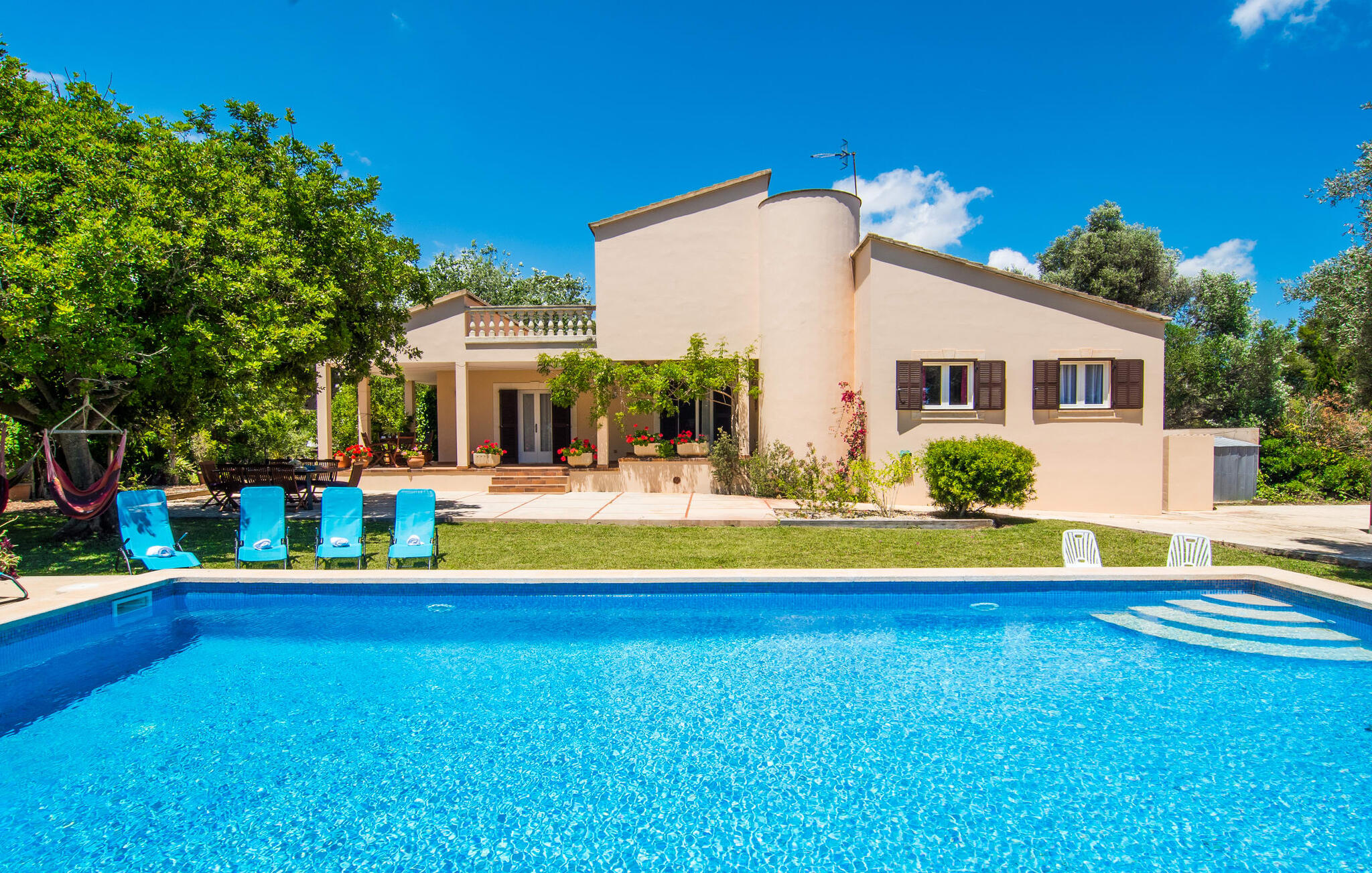 Vakantiehuis met privé zwembad in Es Raconet-  Son Servera (Spanje) voor 8 personen