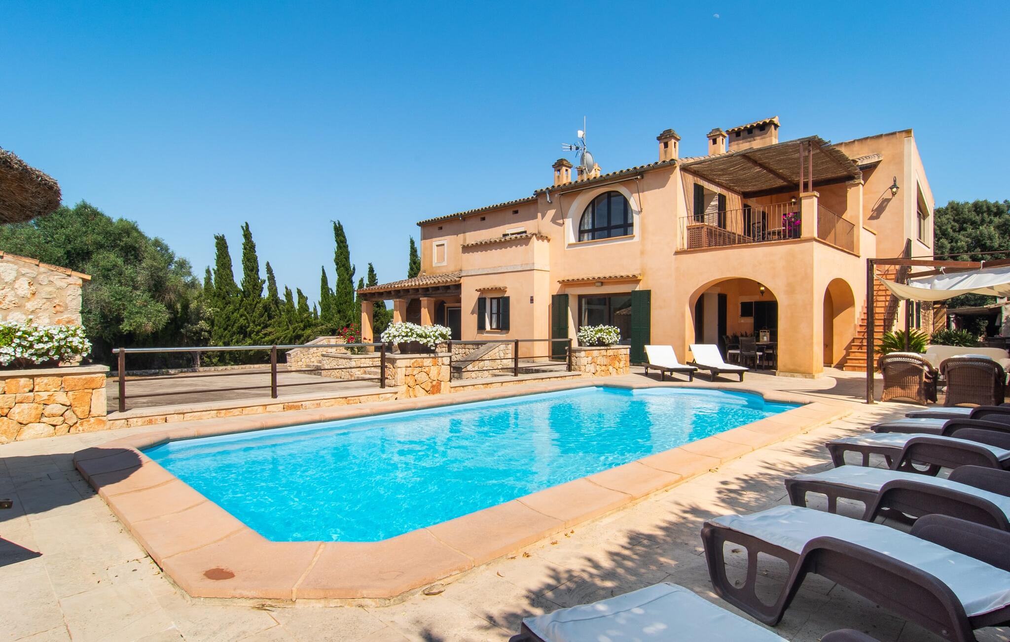 Vakantiehuis met privé zwembad in Martijoan-  Manacor (Spanje) voor 8 personen