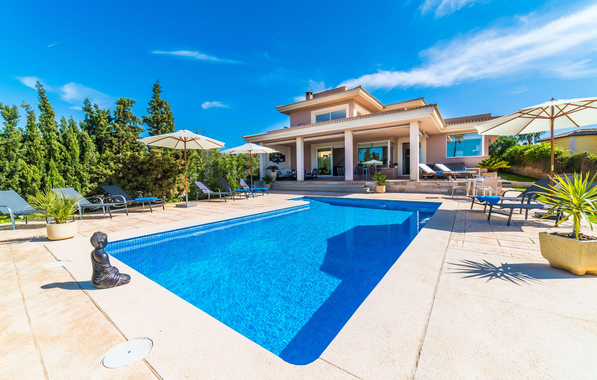 Vakantiehuis met privé zwembad in Redrema-  Llucmajor (Spanje) voor 6 personen