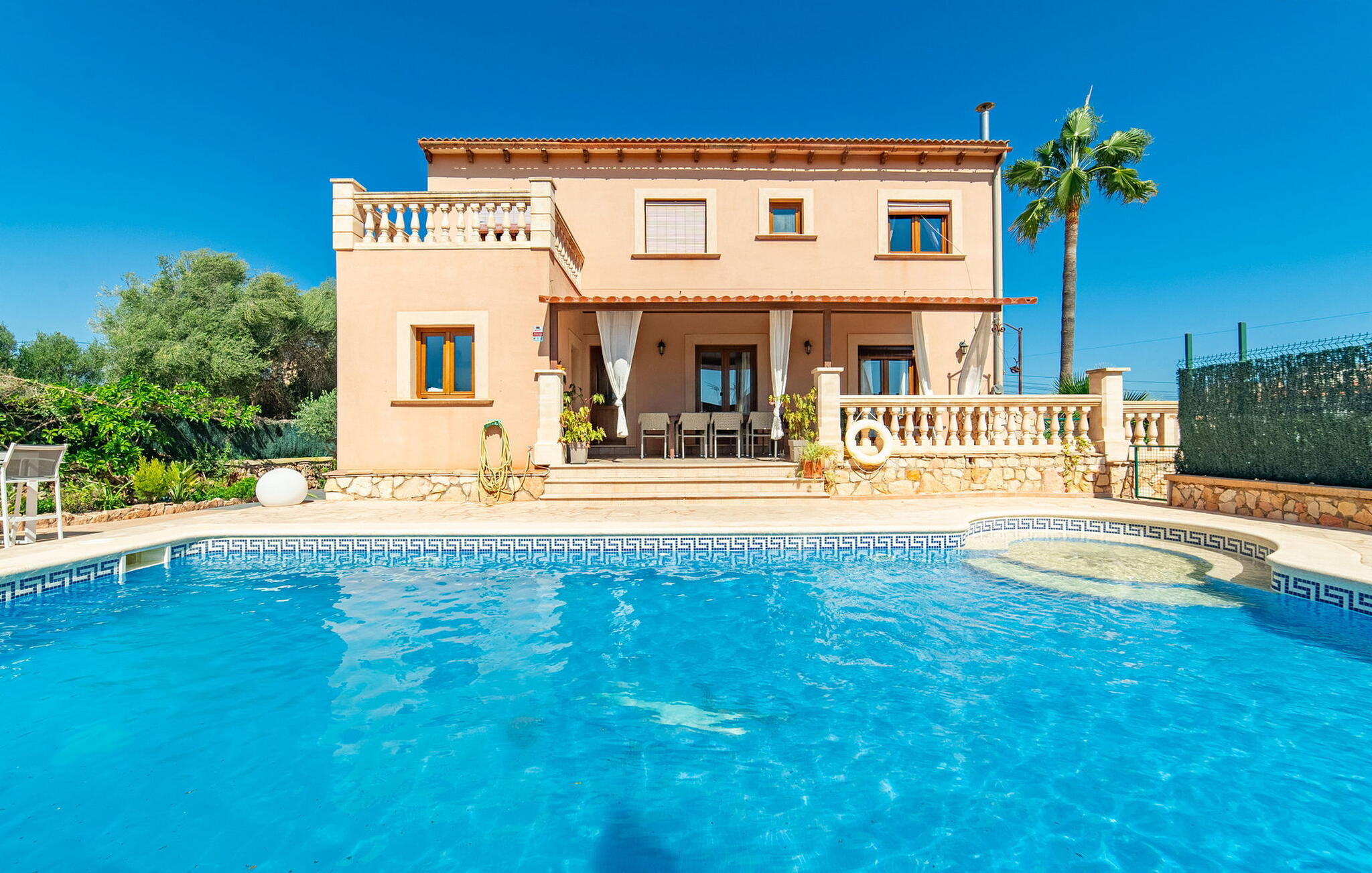 Vakantiehuis met privé zwembad in Tres Soles-  Portocolom (Spanje) voor 10 personen