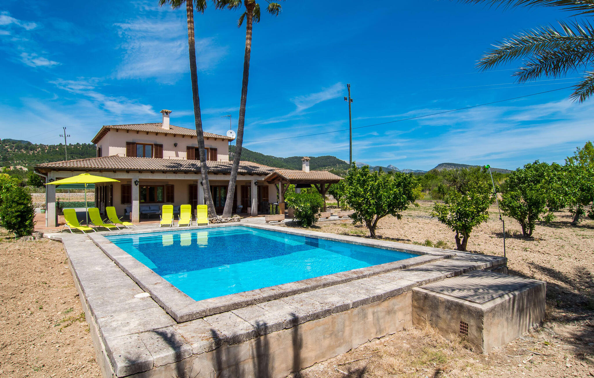 Vakantiehuis in Sa Terra Grosa-  Binissalem (Spanje) 1 hond is welkom