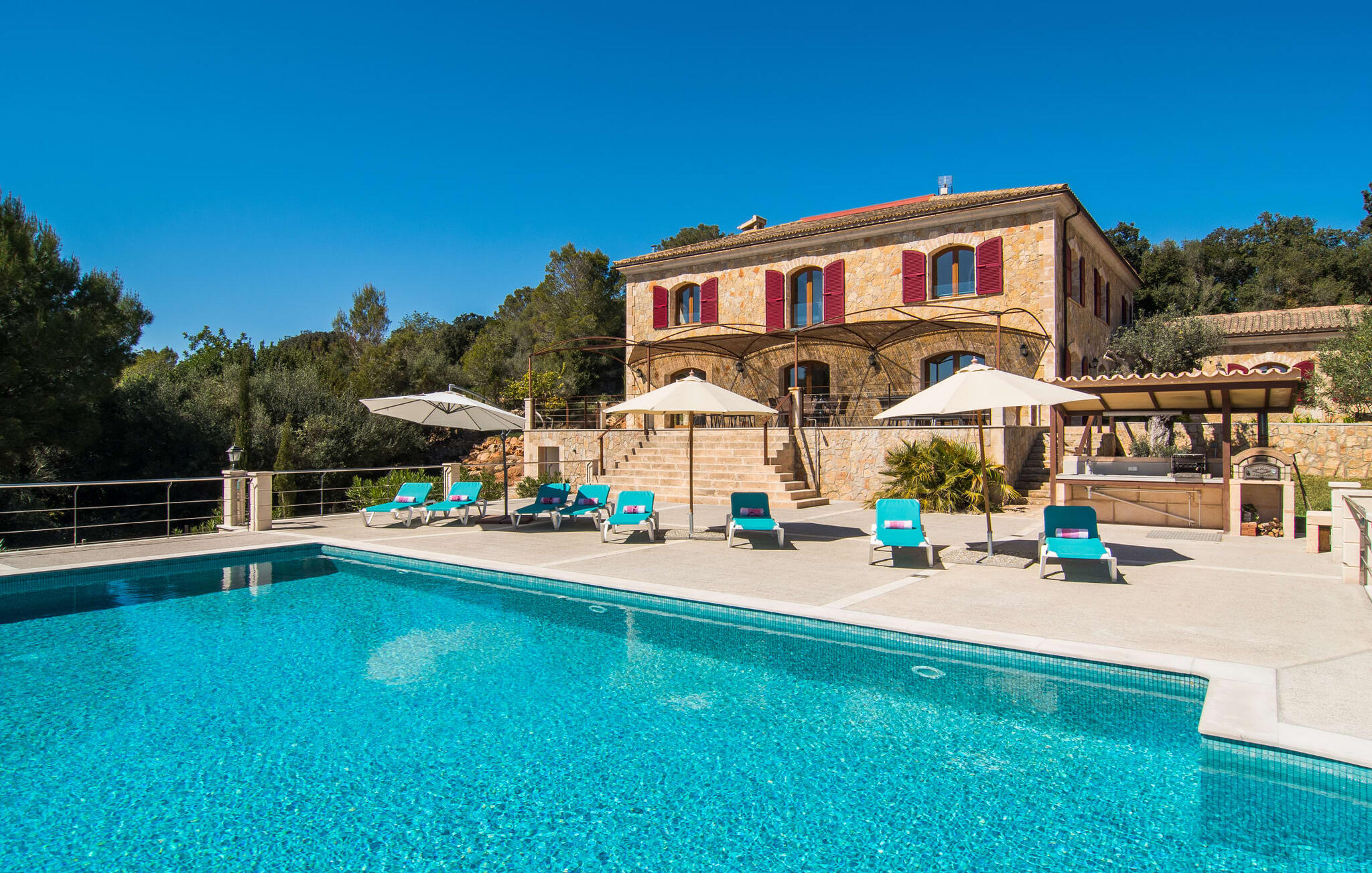 Vakantiehuis met privé zwembad in Inka-  Porreres (Spanje) voor 12 personen