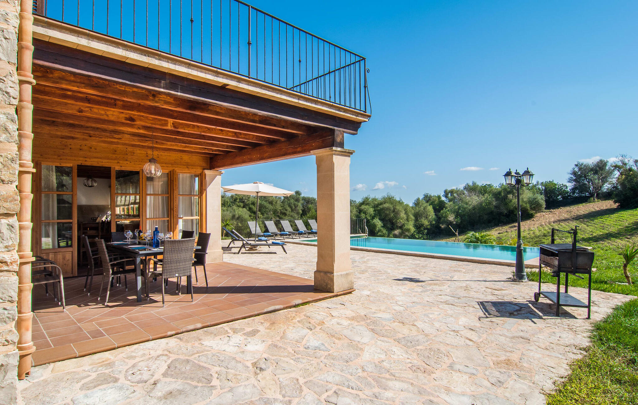 Vakantiehuis met privé zwembad in Horlandis-  Petra (Spanje) voor 8 personen