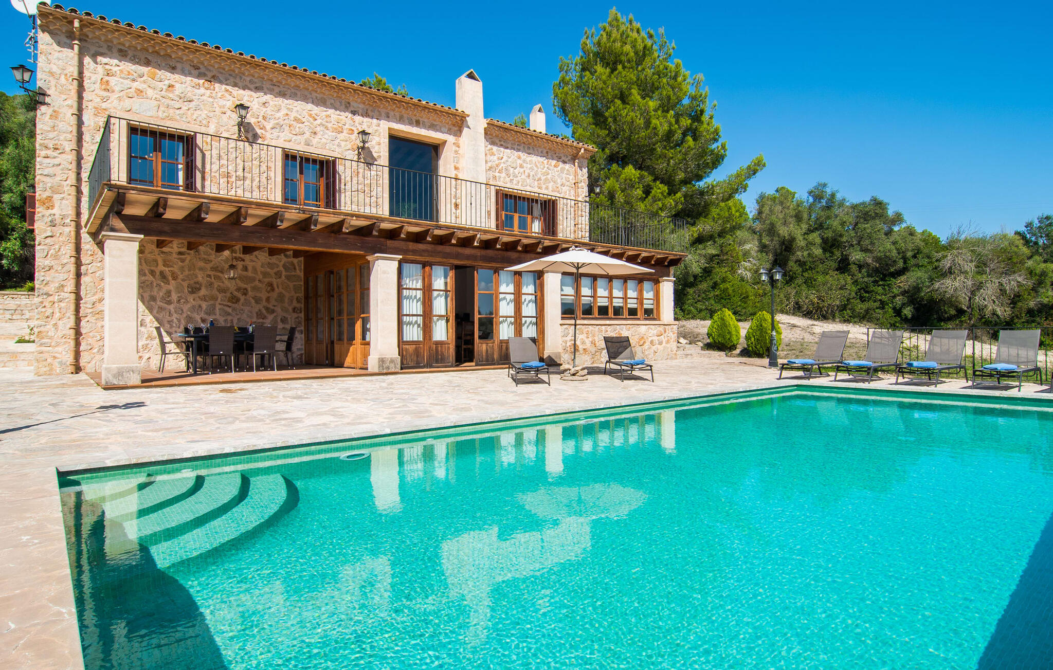 Vakantiehuis met privé zwembad in Horlandis-  Petra (Spanje) voor 8 personen