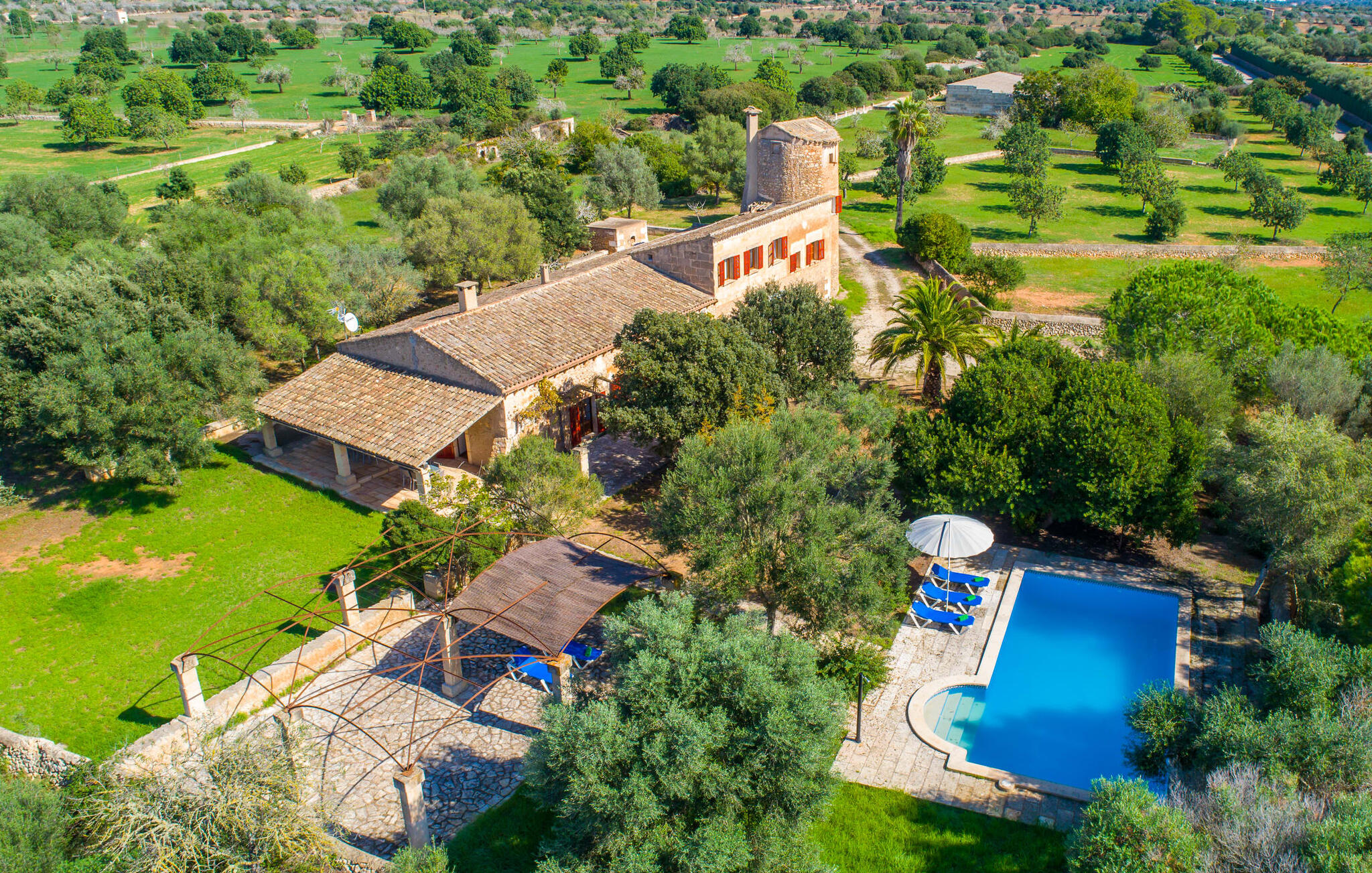 Vakantiehuis met privé zwembad in Sa Carrotja Vella-  Porto Cristo (Spanje) voor 10 personen