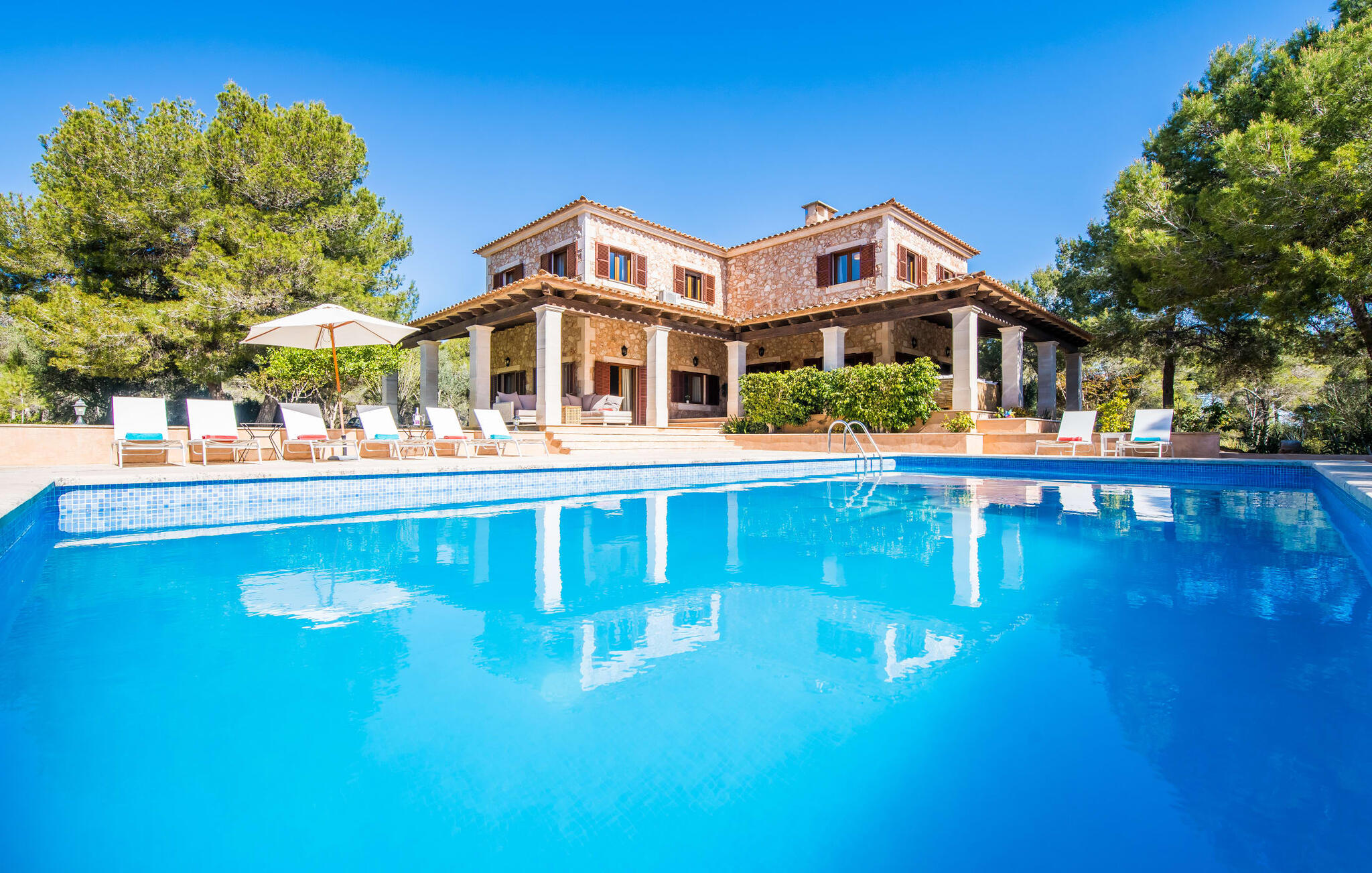 Vakantiehuis met privé zwembad in Es Puig de Portocolom-  Portocolom (Spanje) voor 8 personen
