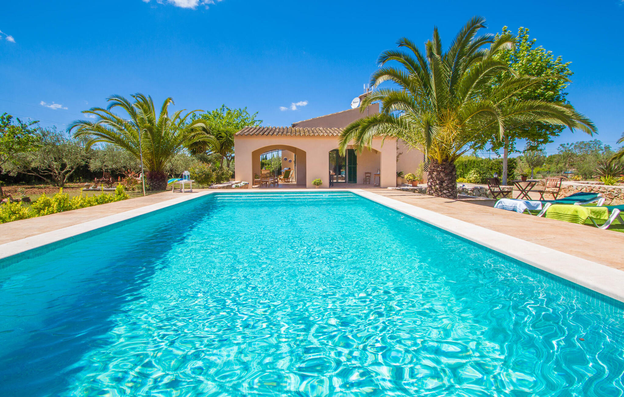Vakantiehuis met privé zwembad in Sa Creueta de Son Fangos-  Manacor (Spanje) voor 4 personen