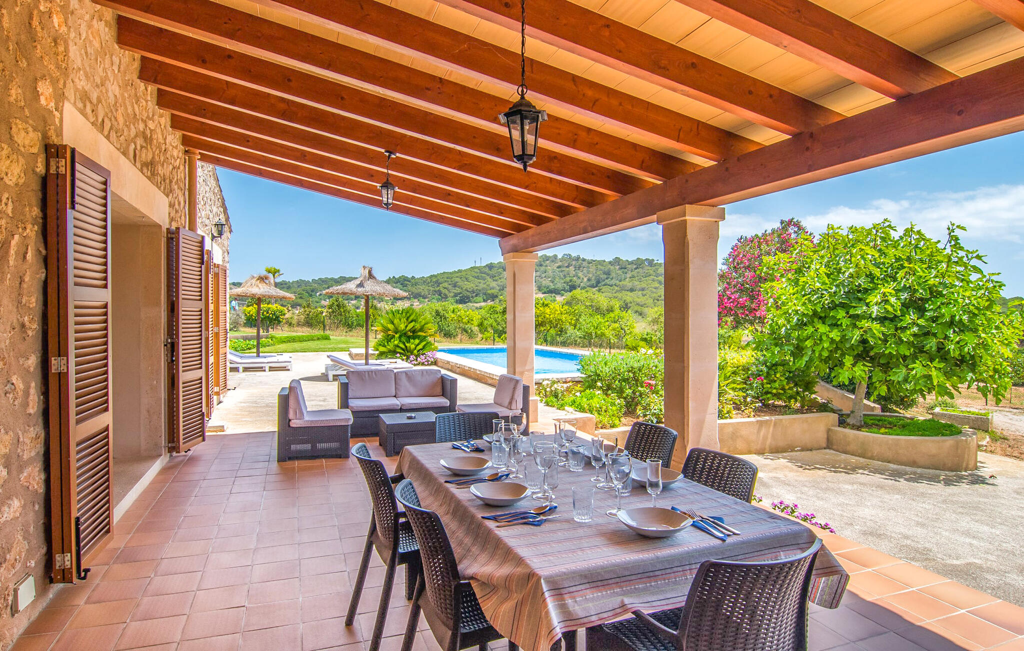 Vakantiehuis met privé zwembad in Cas Batlet Julia-  SHorta (Spanje) voor 6 personen