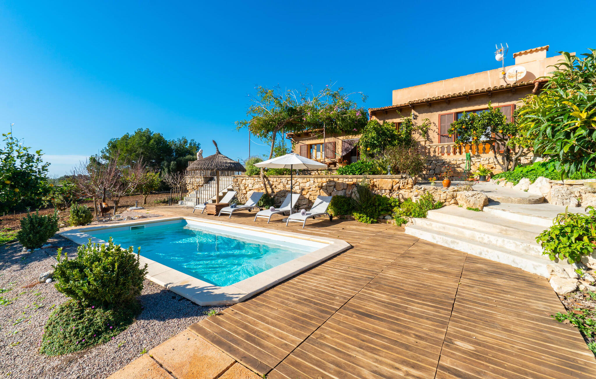 Vakantiehuis met privé zwembad in Son Cladera Bosch-  Son Macia (Spanje) voor 4 personen