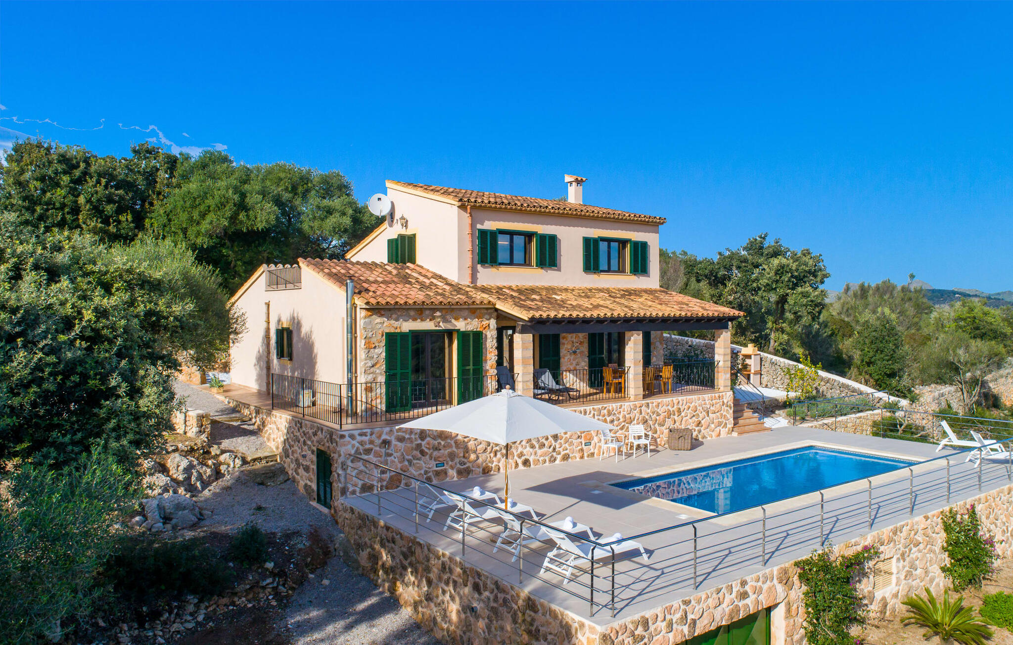 Vakantiehuis met privé zwembad in Ca Na Cristina de Carrossa-  Arta (Spanje) voor 6 personen