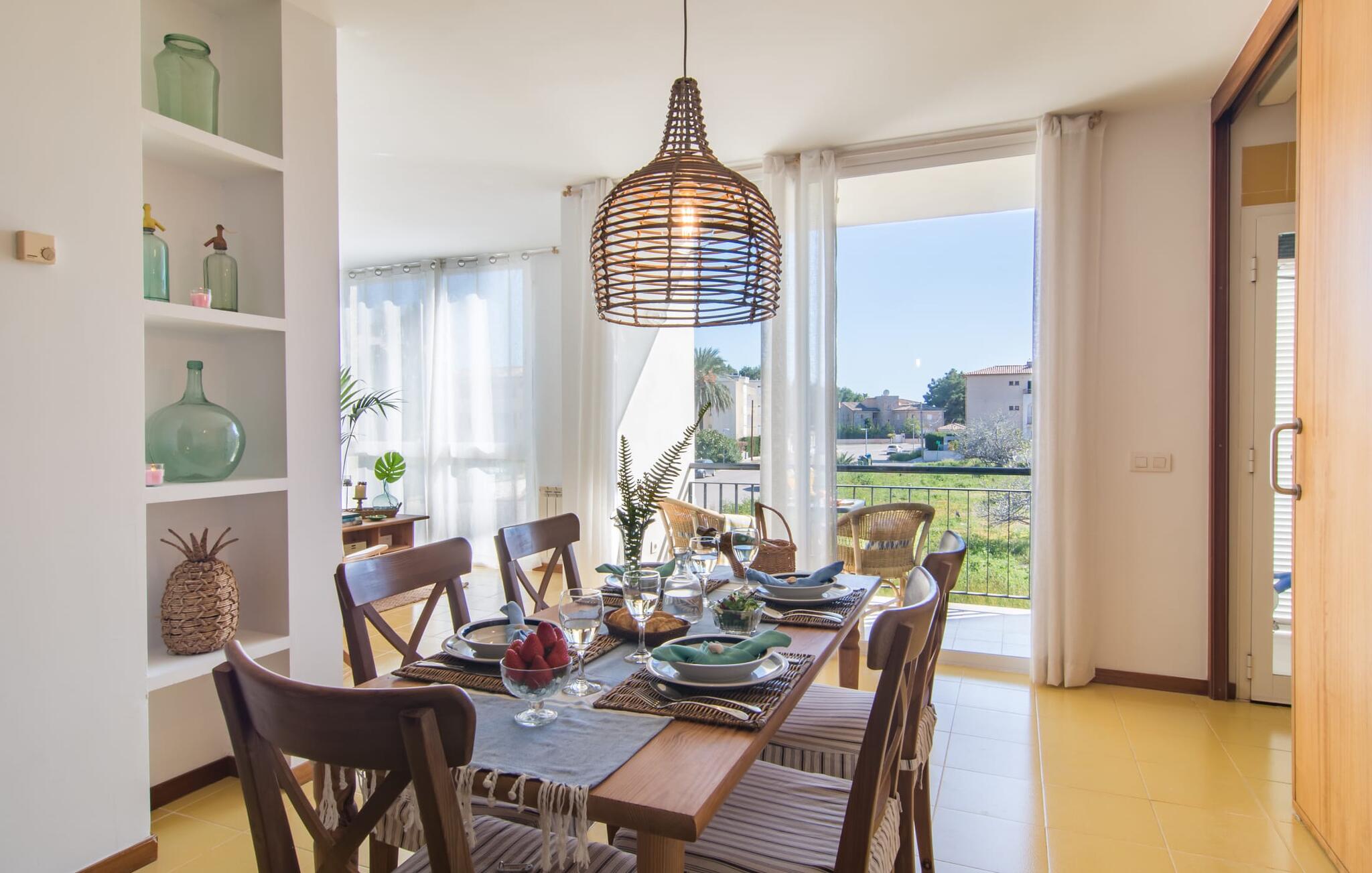 Vakantiehuis met zwembad in Mirella-  Pollenca (Spanje) voor 4 personen