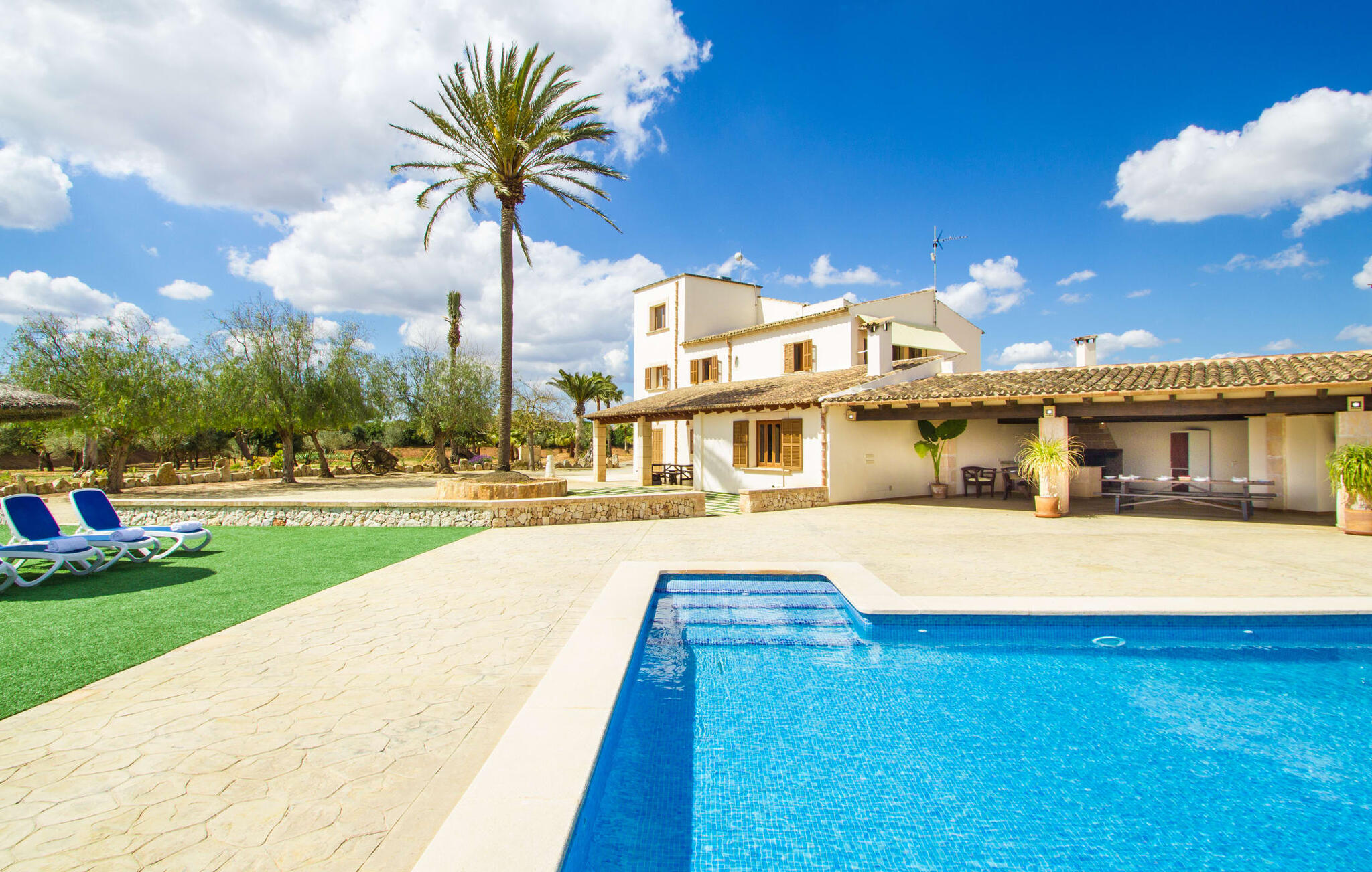 Vakantiehuis met privé zwembad in Sant Blai Nou-  Campos (Spanje) voor 9 personen