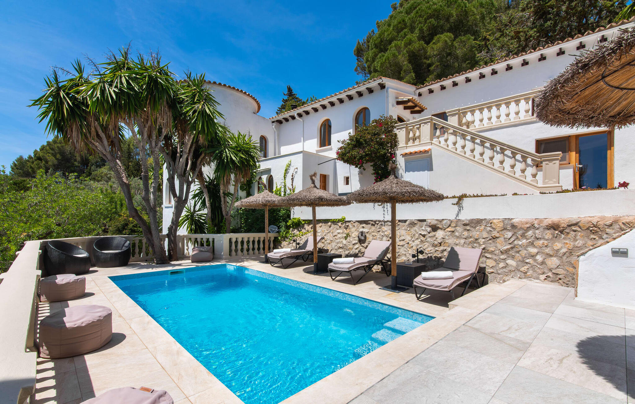 Vakantiehuis met privé zwembad in Bella Roca-  Puigpunyent (Spanje) voor 8 personen