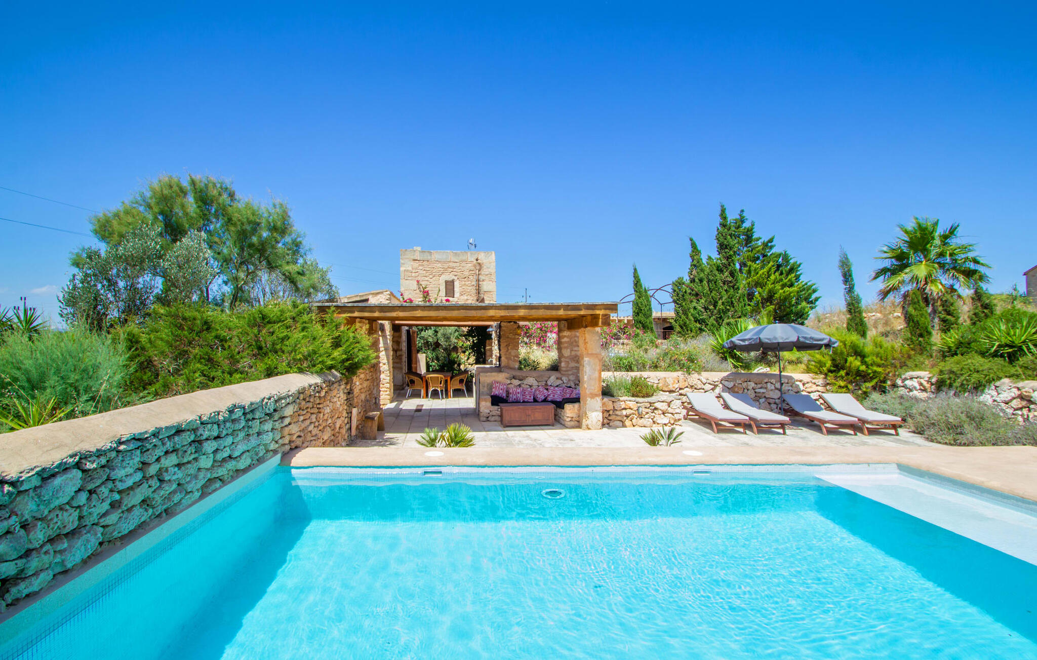 Vakantiehuis met privé zwembad in Es Moli des Trenc-  Es Trenc (Spanje) voor 9 personen