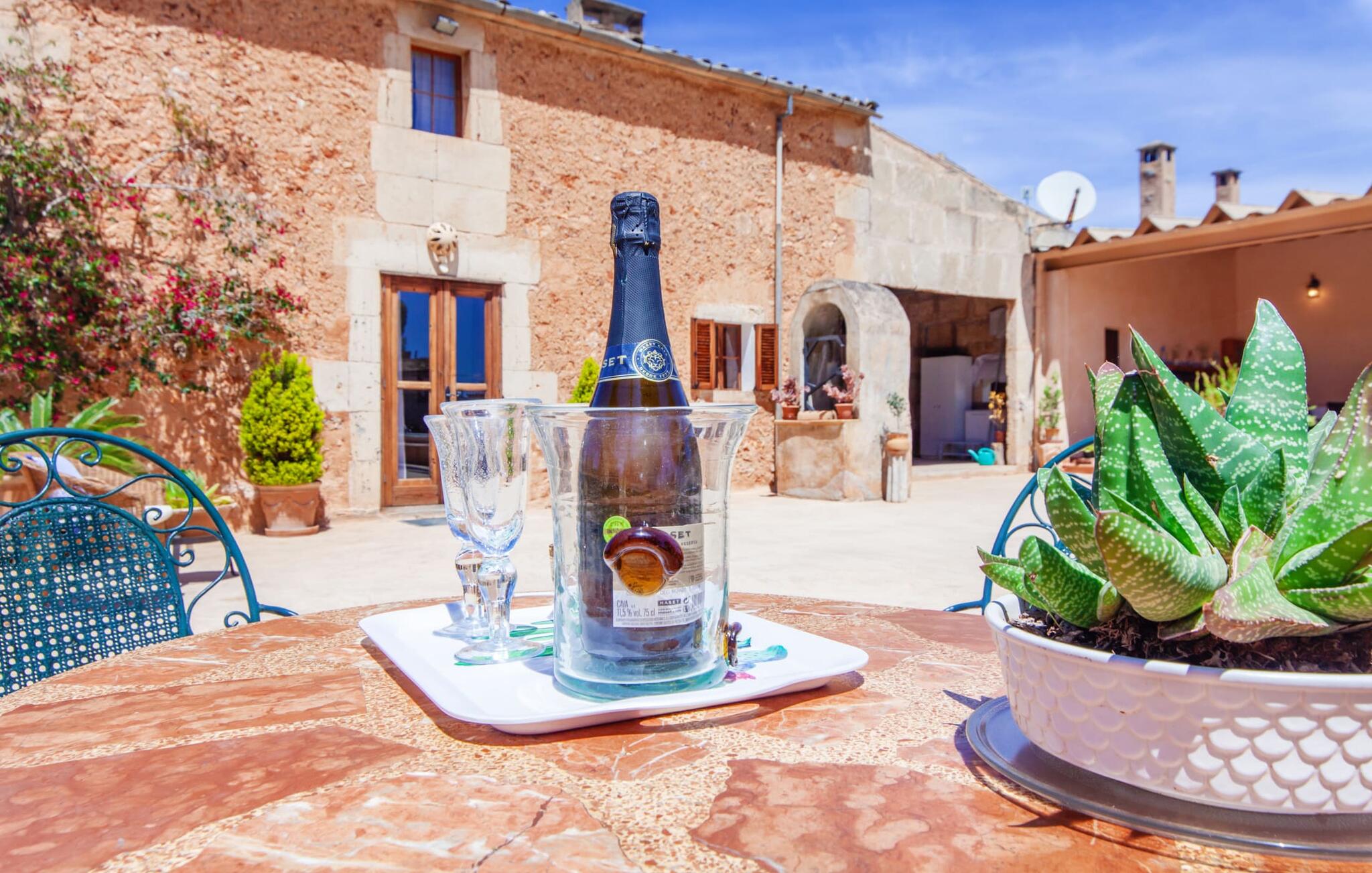 Vakantiehuis met privé zwembad in Es Mateus-  Campos (Spanje) voor 6 personen