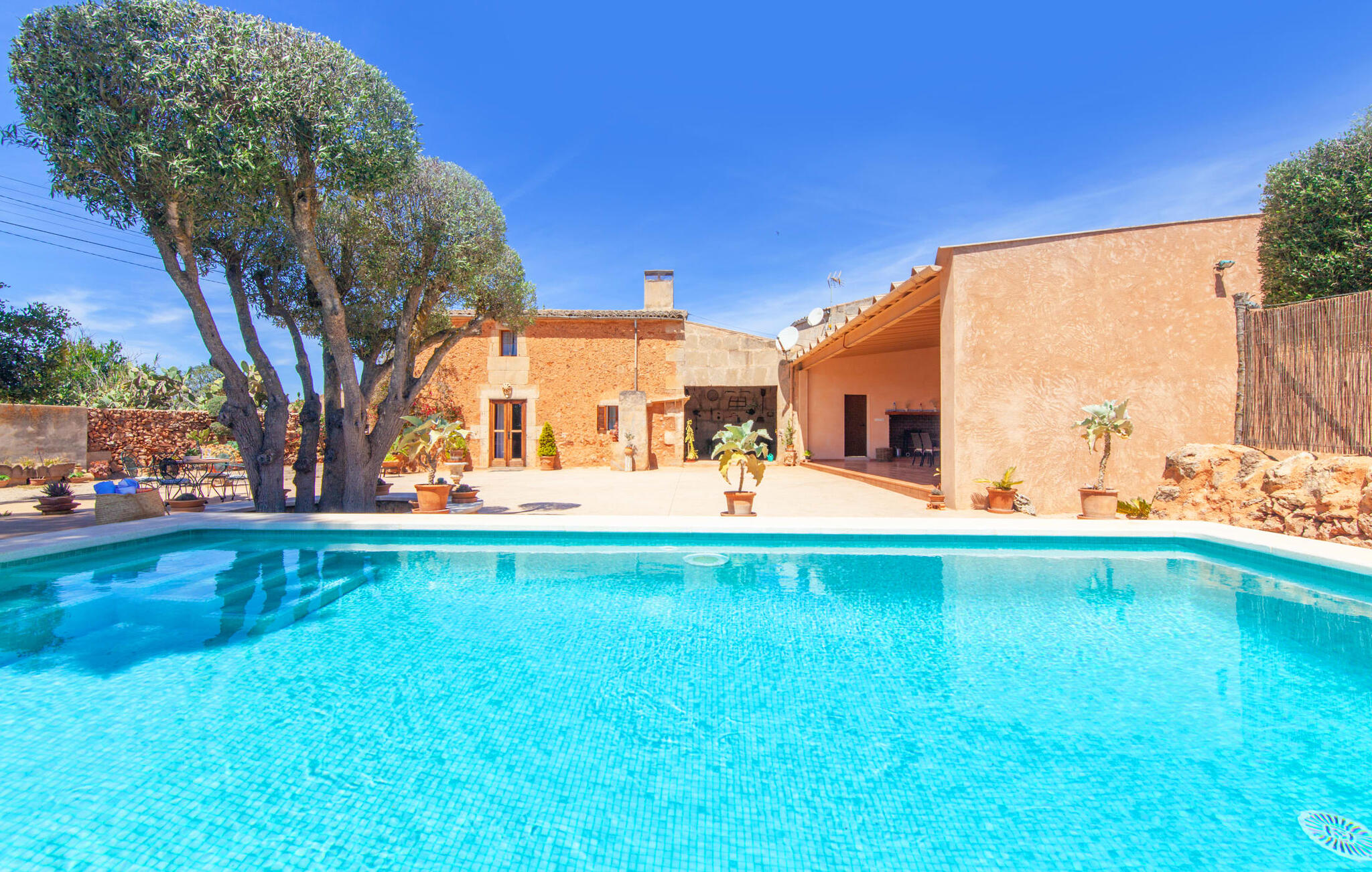 Vakantiehuis met privé zwembad in Es Mateus-  Campos (Spanje) voor 6 personen