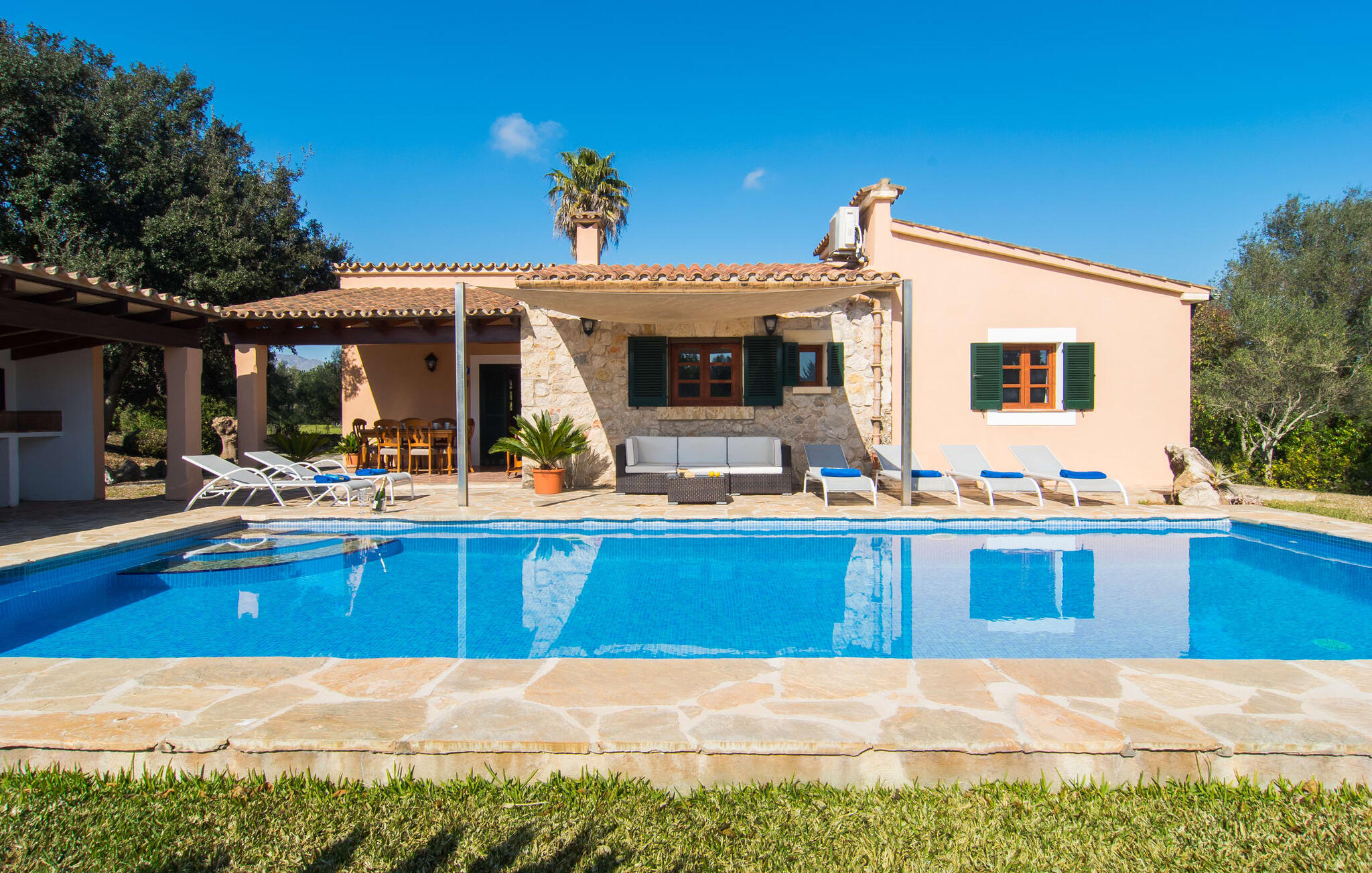 Vakantiehuis met privé zwembad in Villa Joana del Cami de Marina-  Pollenca (Spanje) voor 6 personen