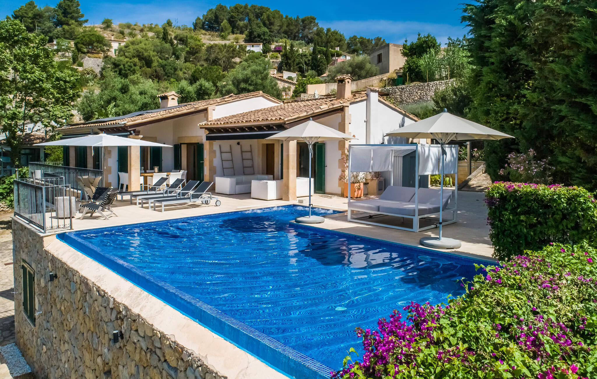 Vakantiehuis met privé zwembad in Casa de Sa Tanca-  Galilea (Spanje) voor 8 personen