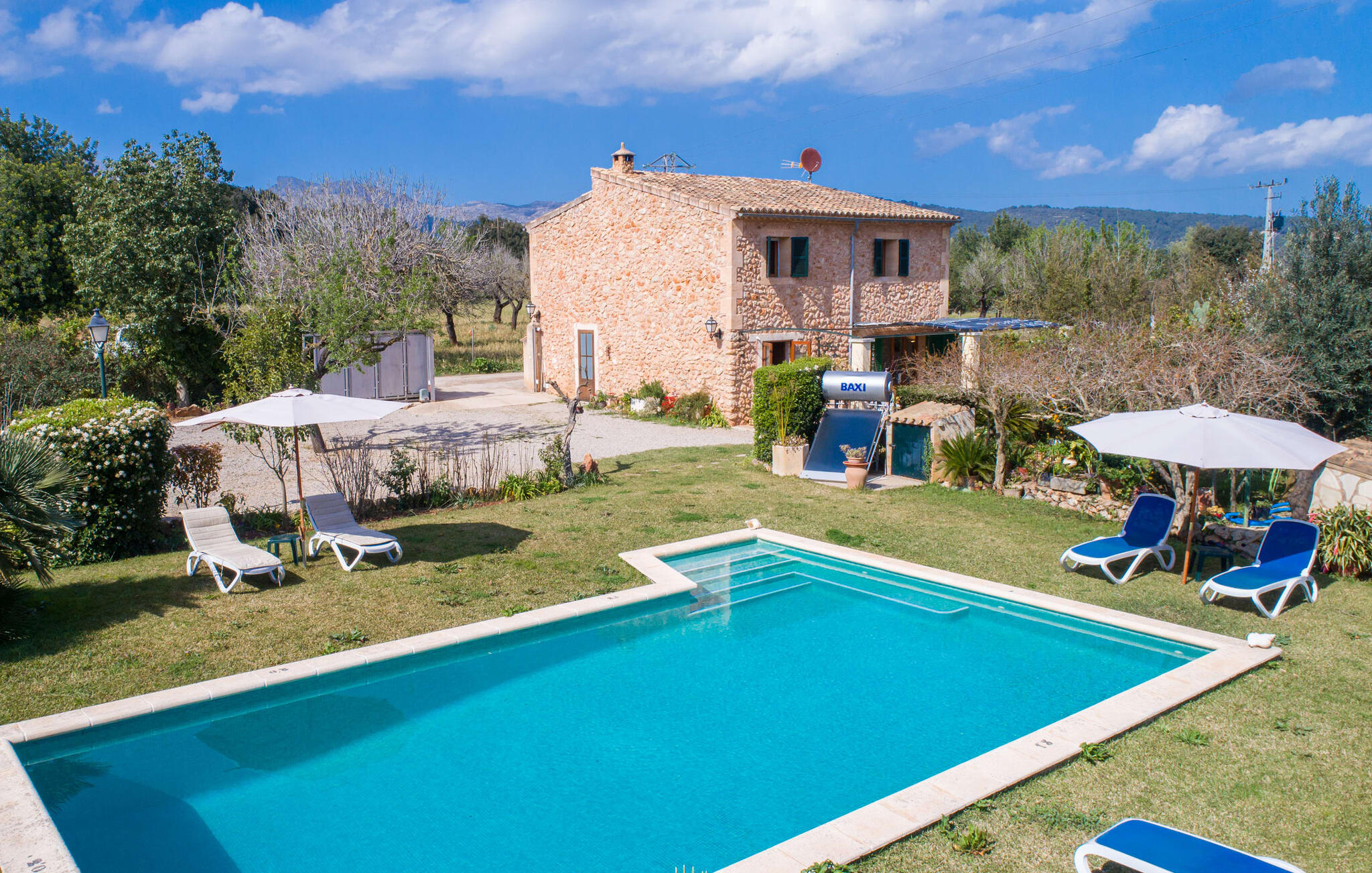 Vakantiehuis met privé zwembad in Sa Mata Marina-  Campanet (Spanje) voor 6 personen