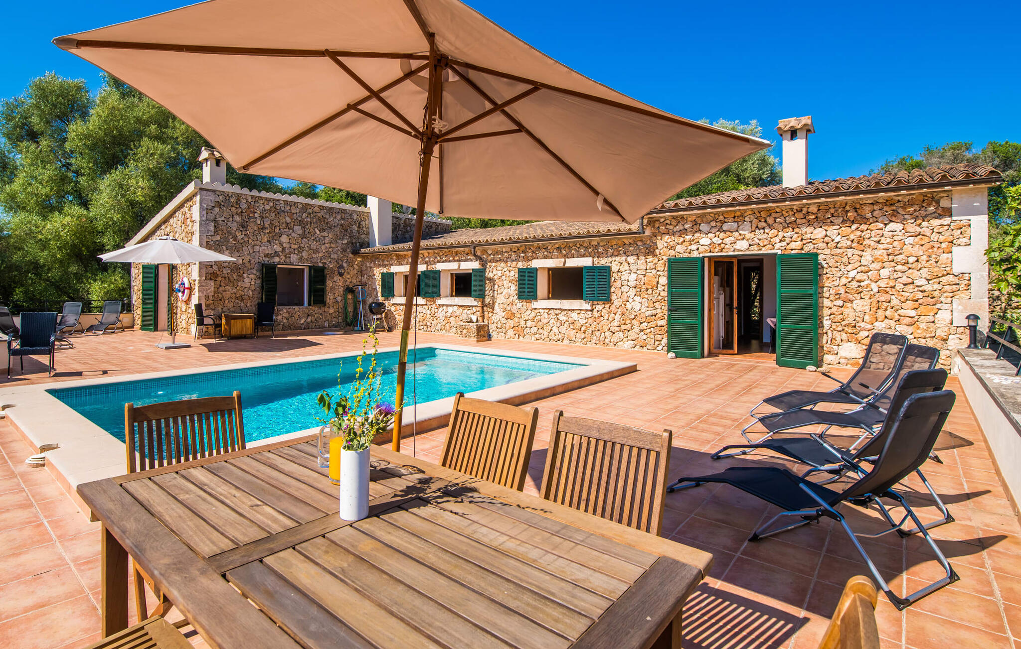 Vakantiehuis met privé zwembad in Can Baldo-  Sencelles (Spanje) voor 8 personen