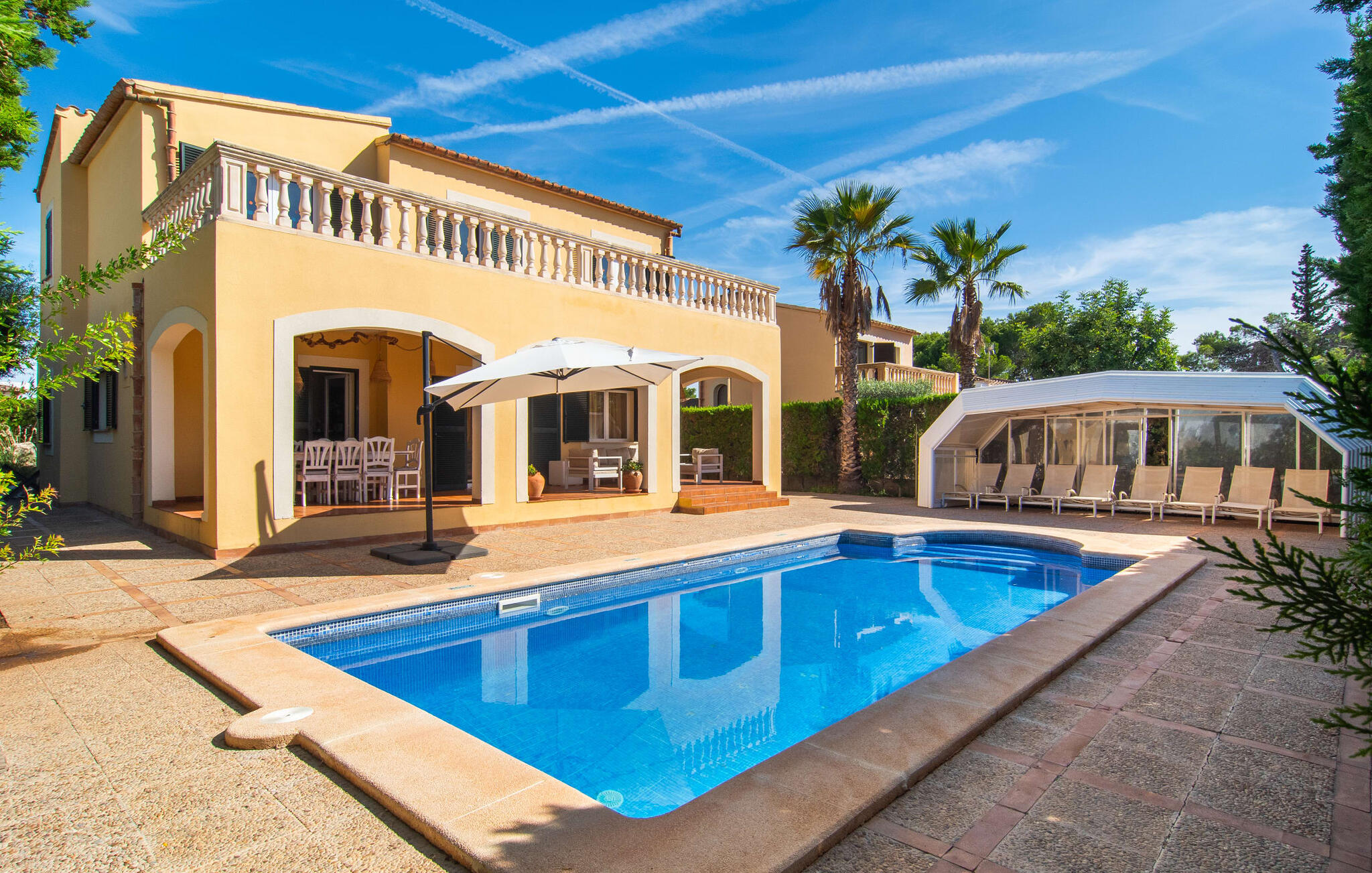 Vakantiehuis met privé zwembad in Paula-  Sa Rapita (Spanje) voor 8 personen