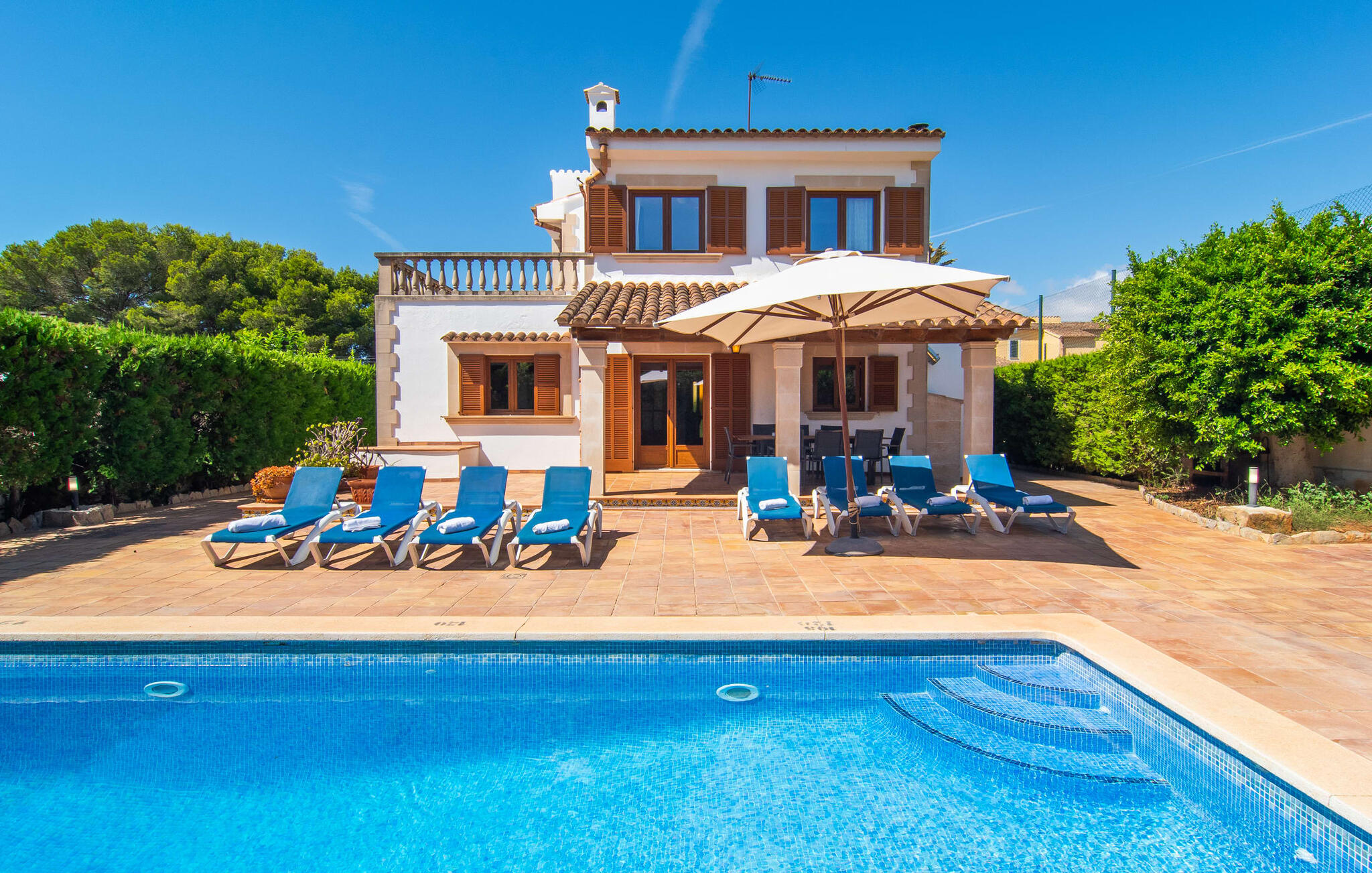 Vakantiehuis met privé zwembad in Isabel-  Sa Rapita (Spanje) voor 8 personen