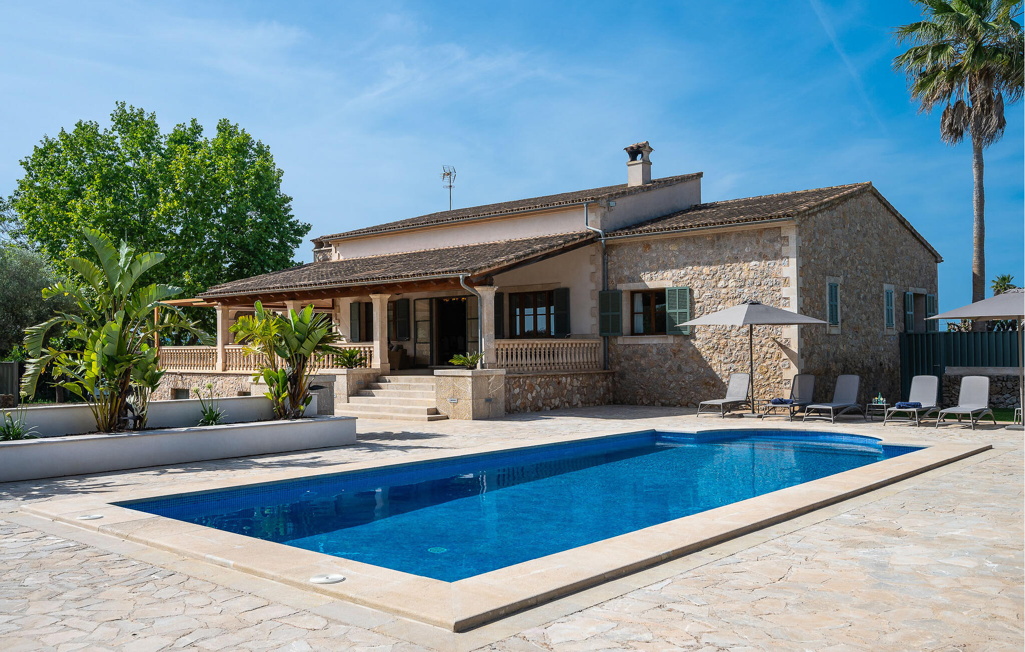 Vakantiehuis met privé zwembad in Manacor (Spanje) voor 6 personen