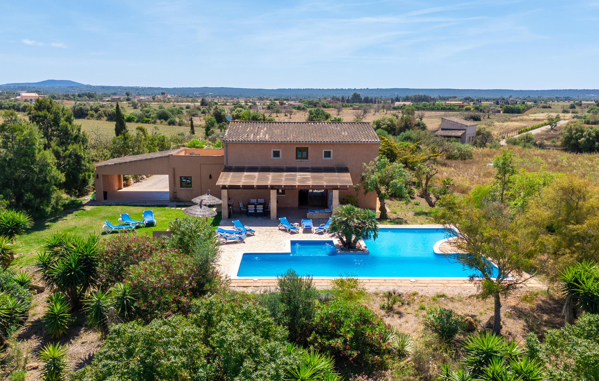 Vakantiehuis met privé zwembad in Campos (Spanje) voor 10 personen