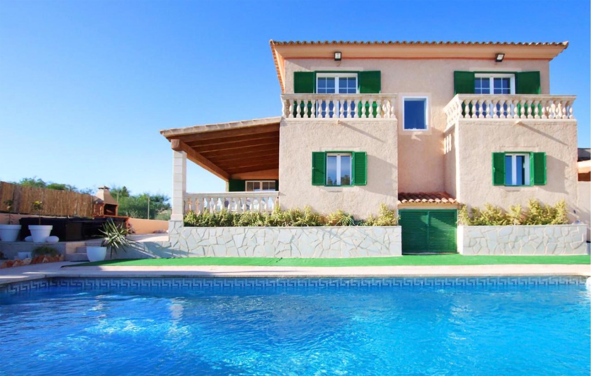 Vakantiehuis met privé zwembad in Cales de Mallorca (Spanje) voor 8 personen