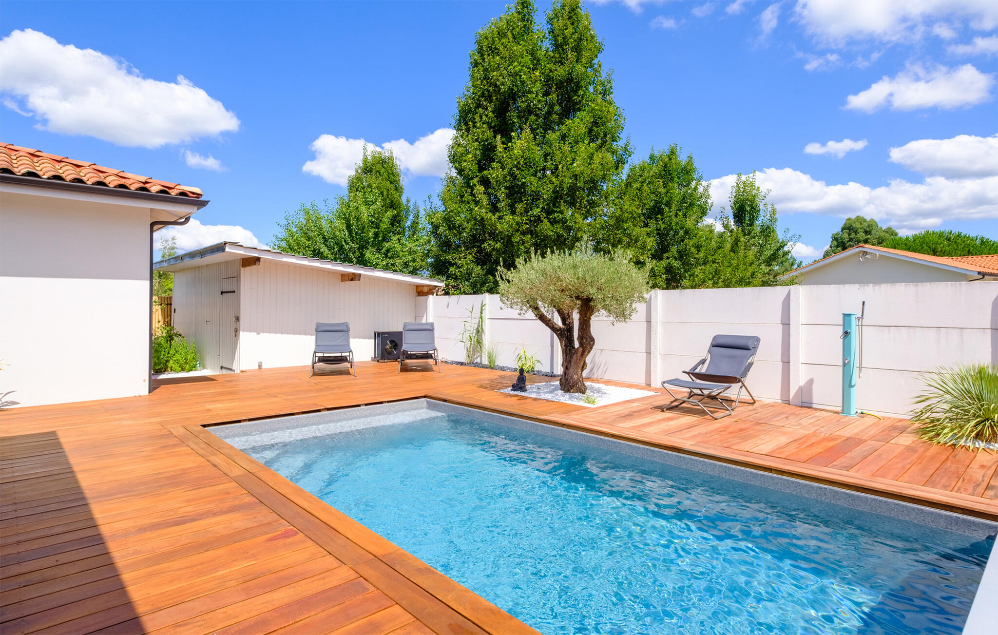 Vakantiehuis met privé zwembad in Parentis-en-Born (Frankrijk) voor 4 personen
